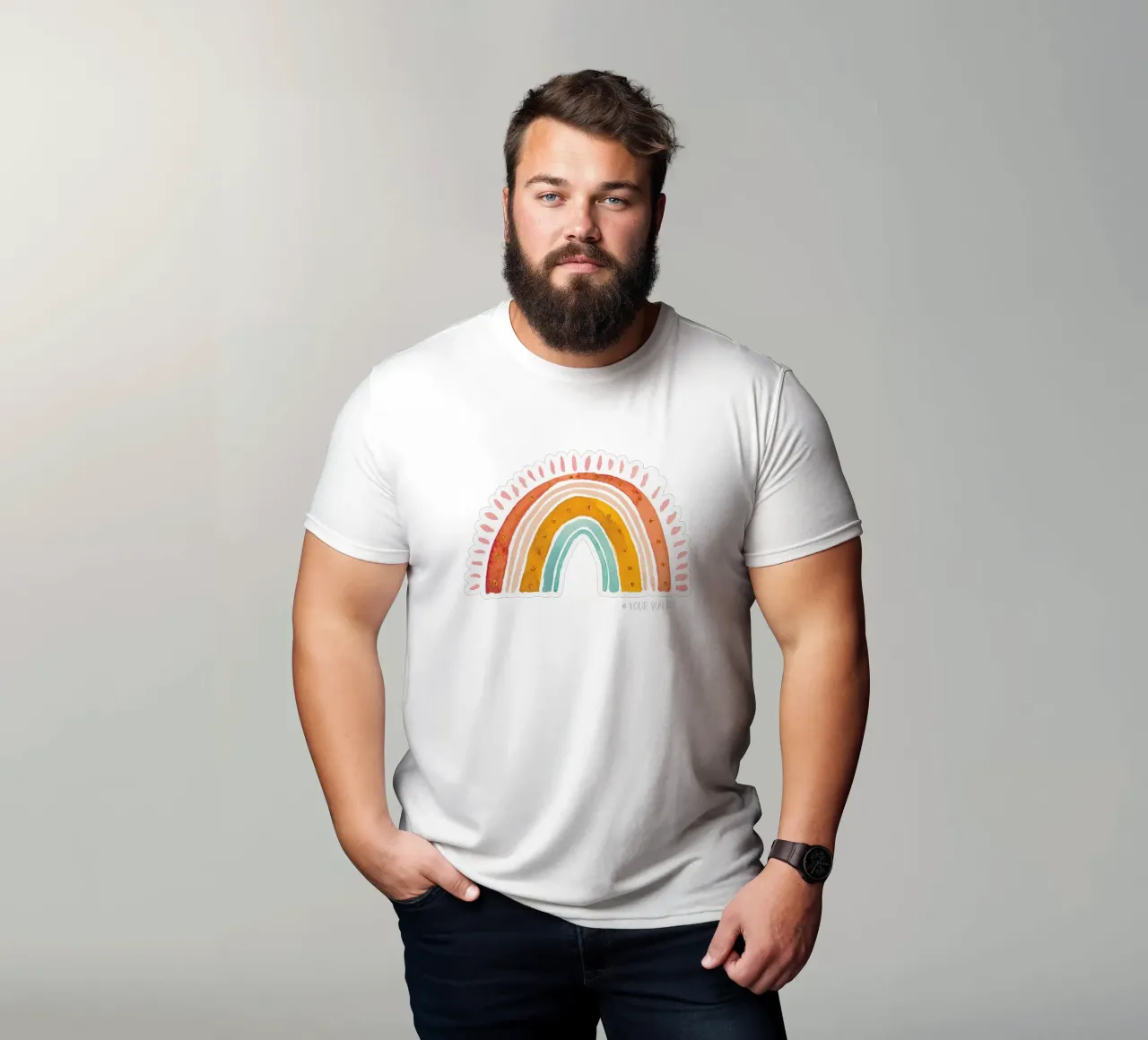 ARCOBALENI BOHÉMIEN t-shirt da YOUR WALK