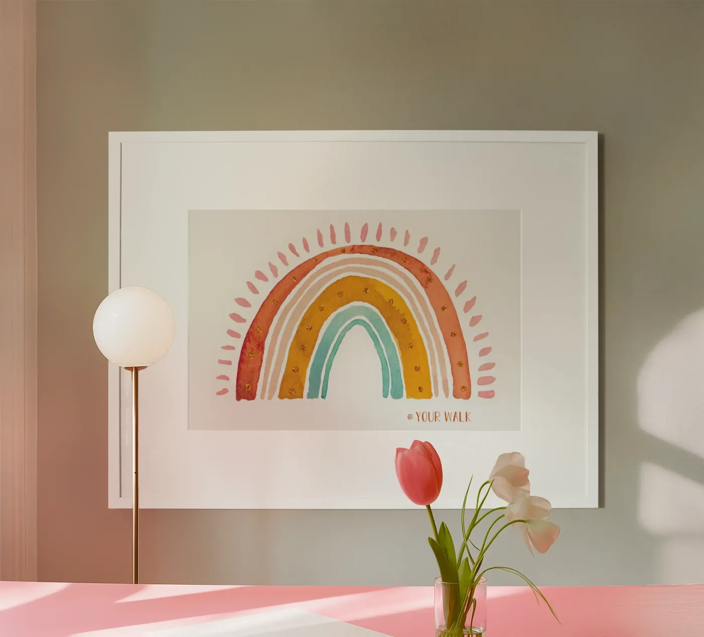 RAINBOWS BOHO poster by YOUR WALK