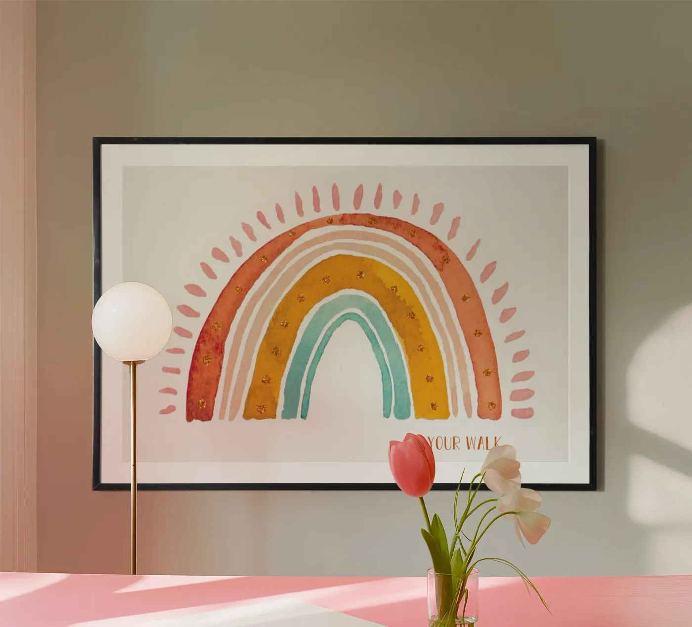 RAINBOWS BOHO poster by YOUR WALK