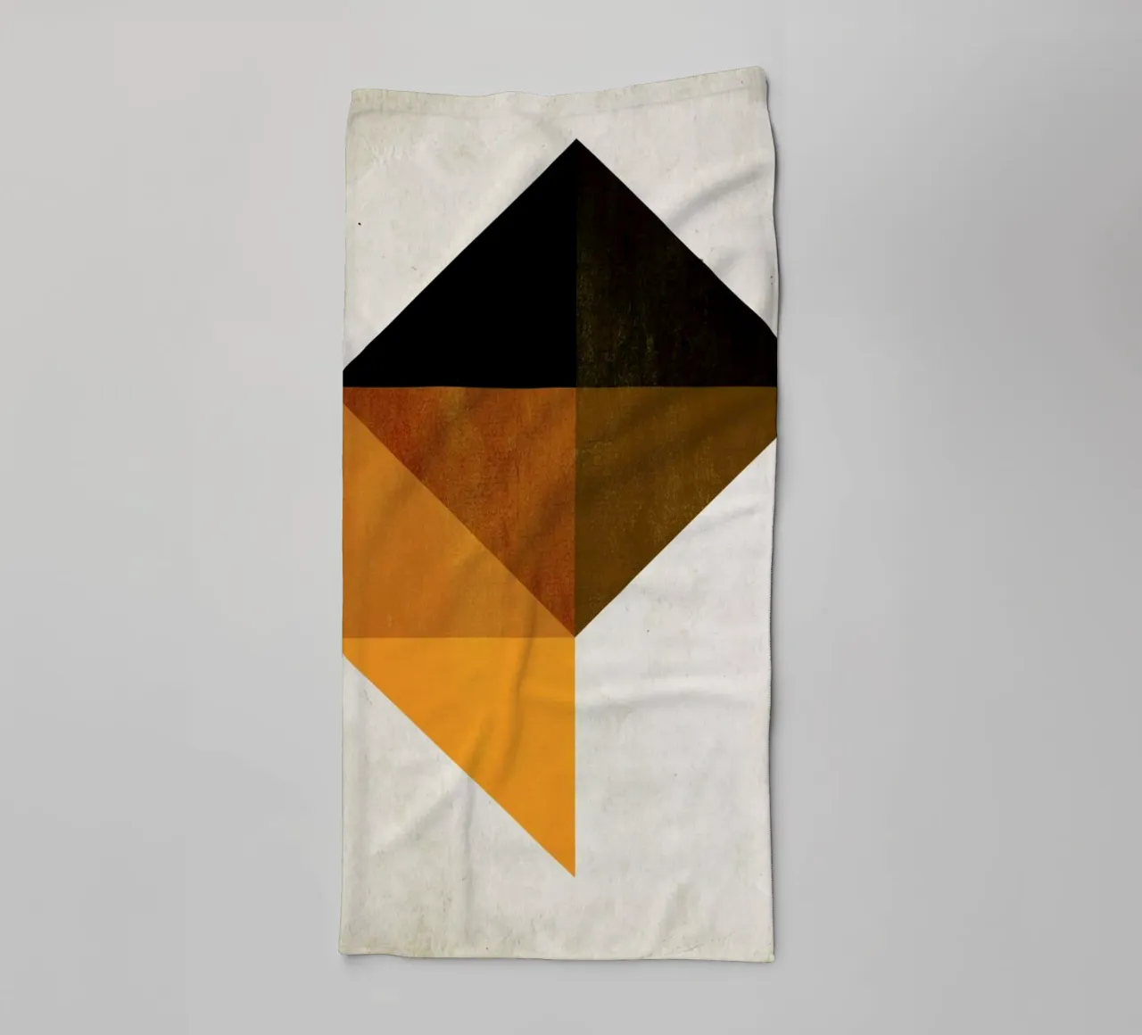 Trapez No.9 Handtuch von Kubistika