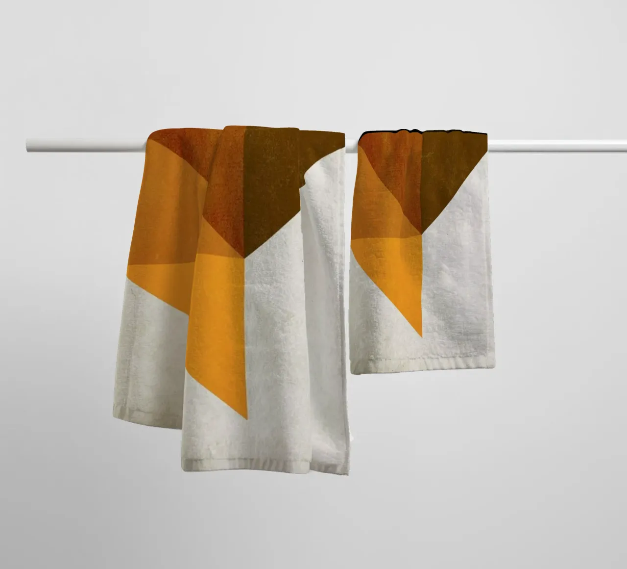 Trapez No.9 Handtuch von Kubistika