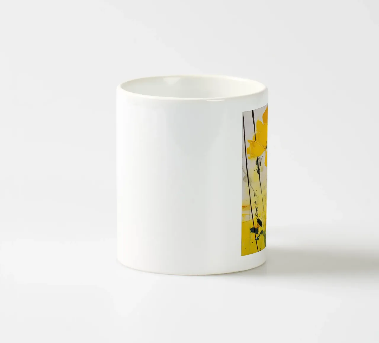 Giardino giallo tazza in ceramica da DaarbyN