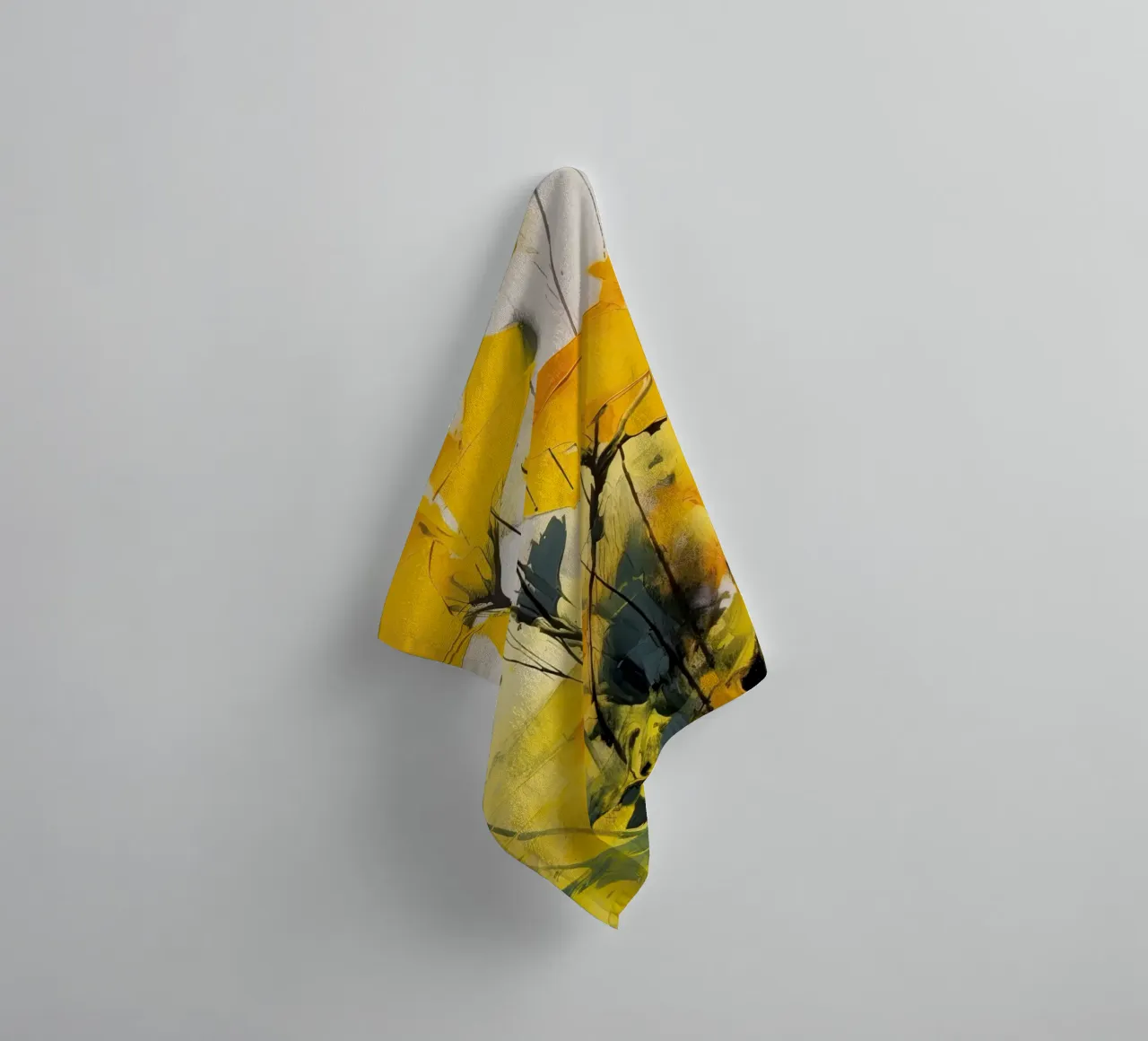 Jardin jaune serviette de bain de DaarbyN