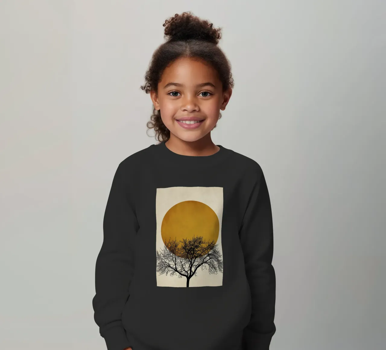 Wintermorgen kids sweatshirt by Kubistika