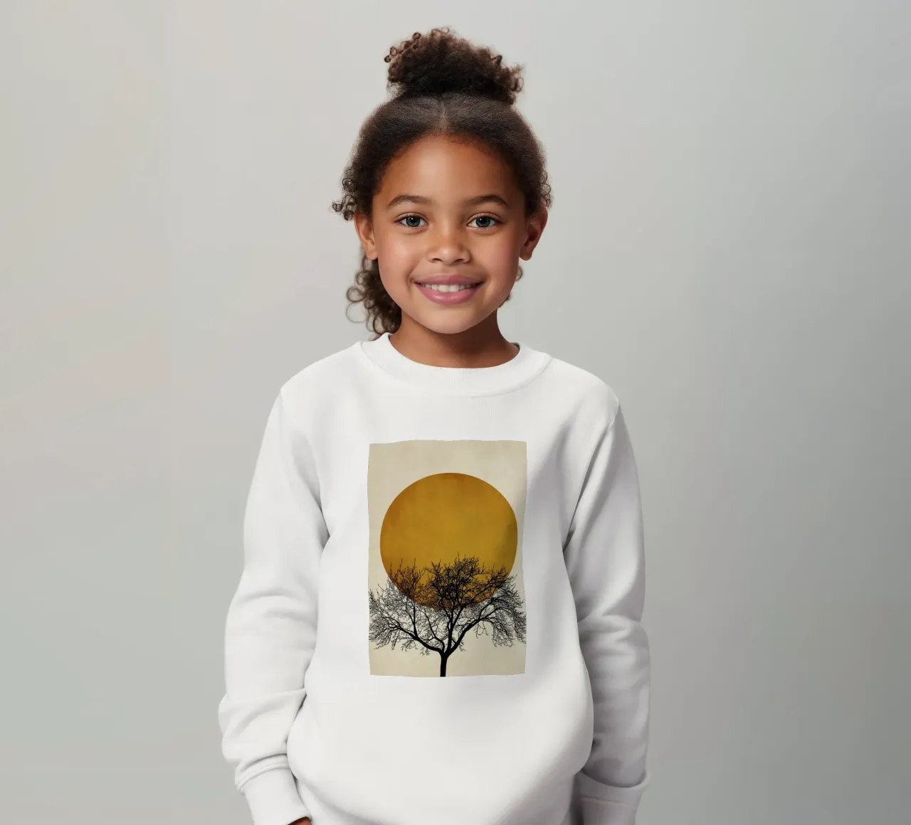 Wintermorgen kids sweatshirt by Kubistika