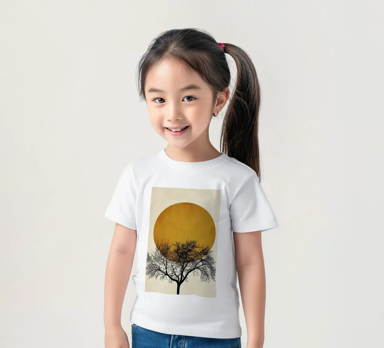 Wintermorgen kids t-shirt by Kubistika