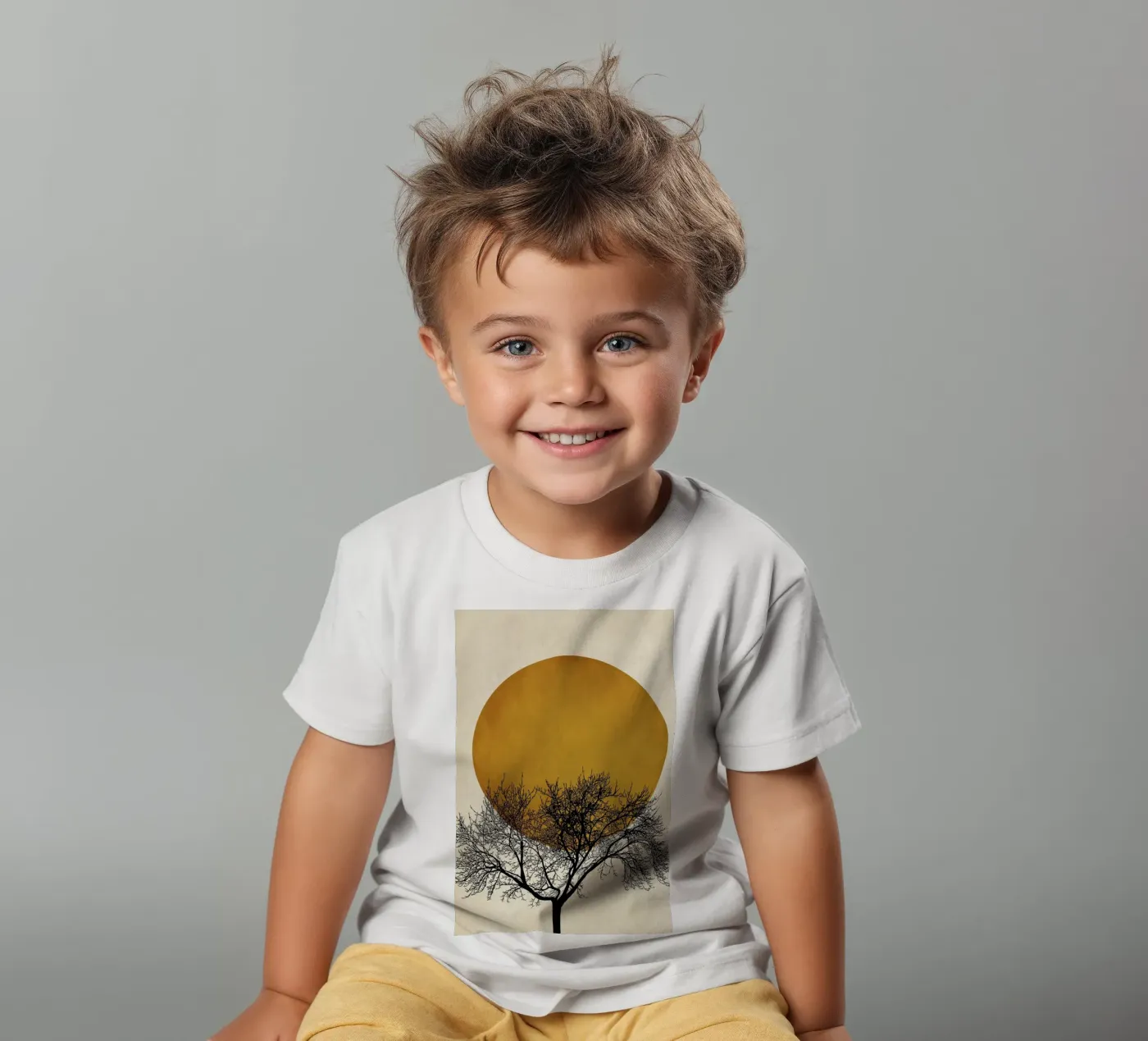 Wintermorgen t-shirt bambini da Kubistika