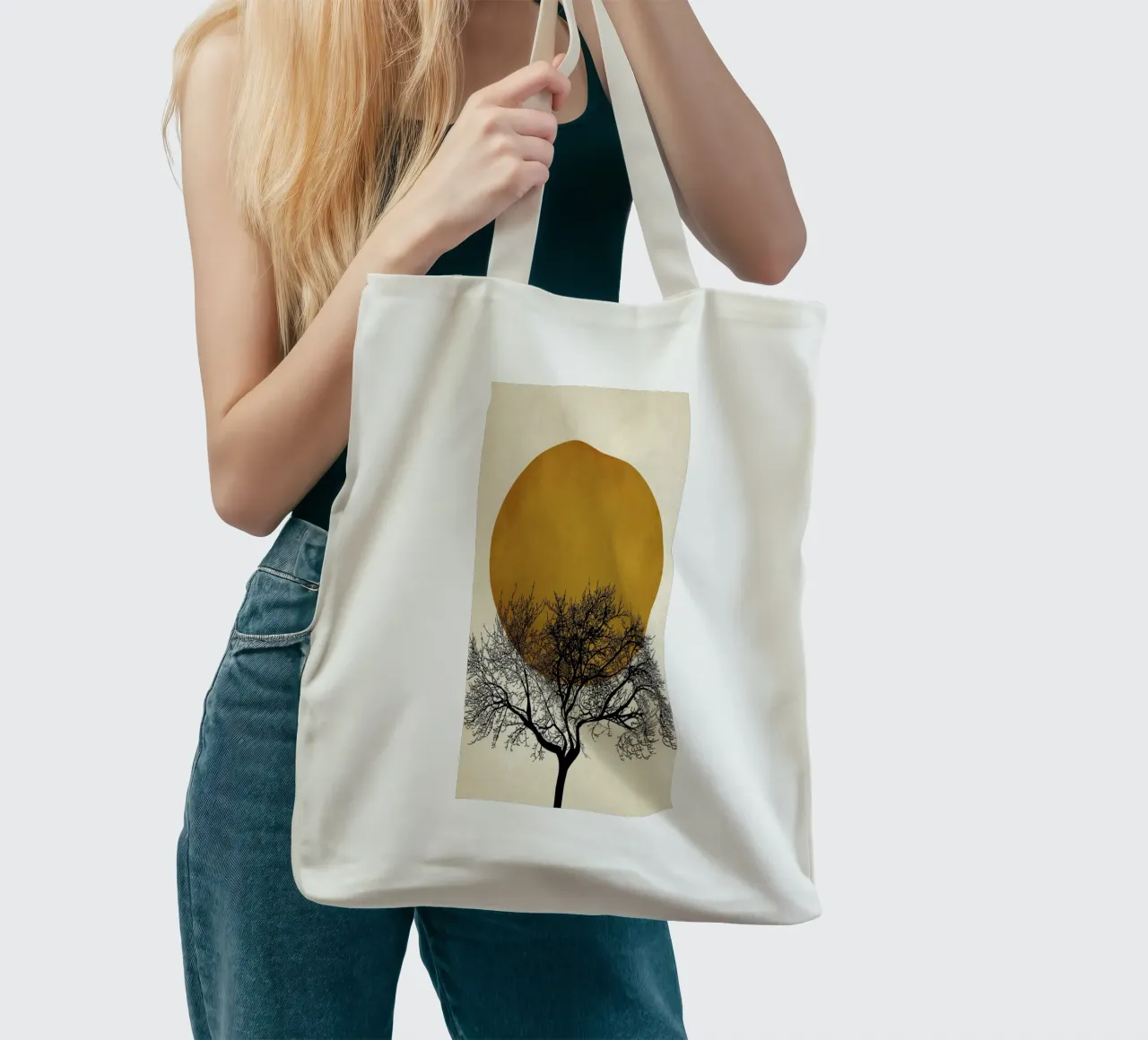 Wintermorgen tote bag by Kubistika
