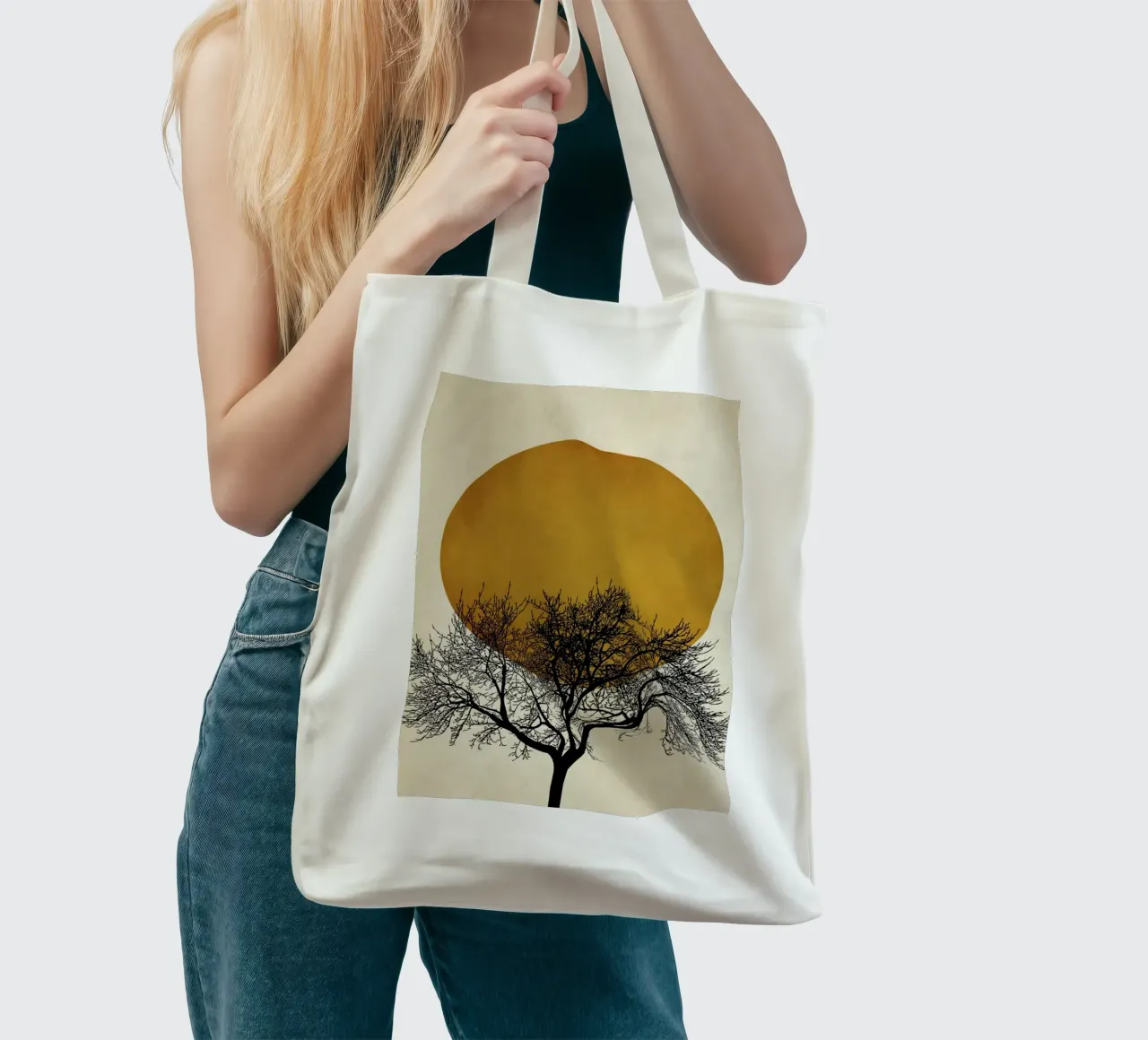 Wintermorgen tote bag by Kubistika