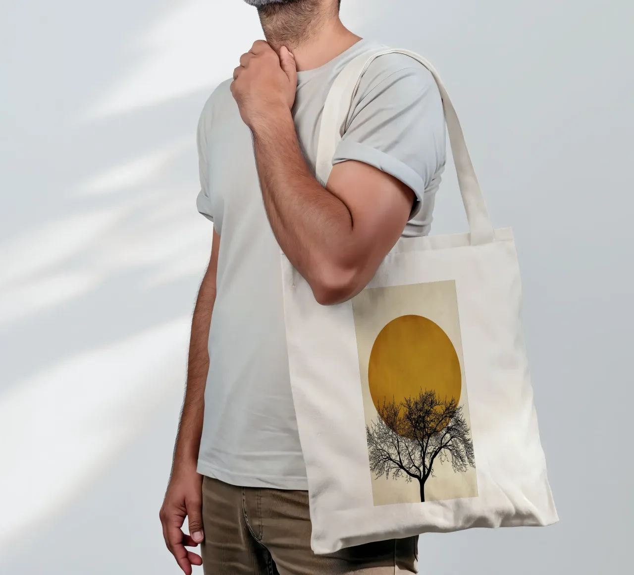 Wintermorgen tote bag by Kubistika