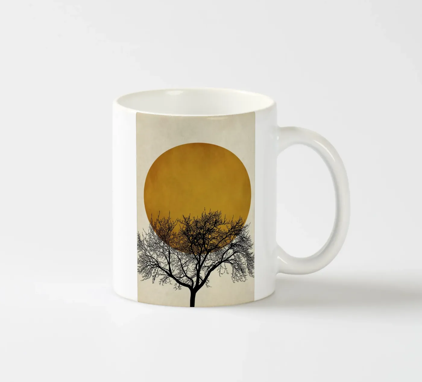 Wintermorgen ceramic mug by Kubistika