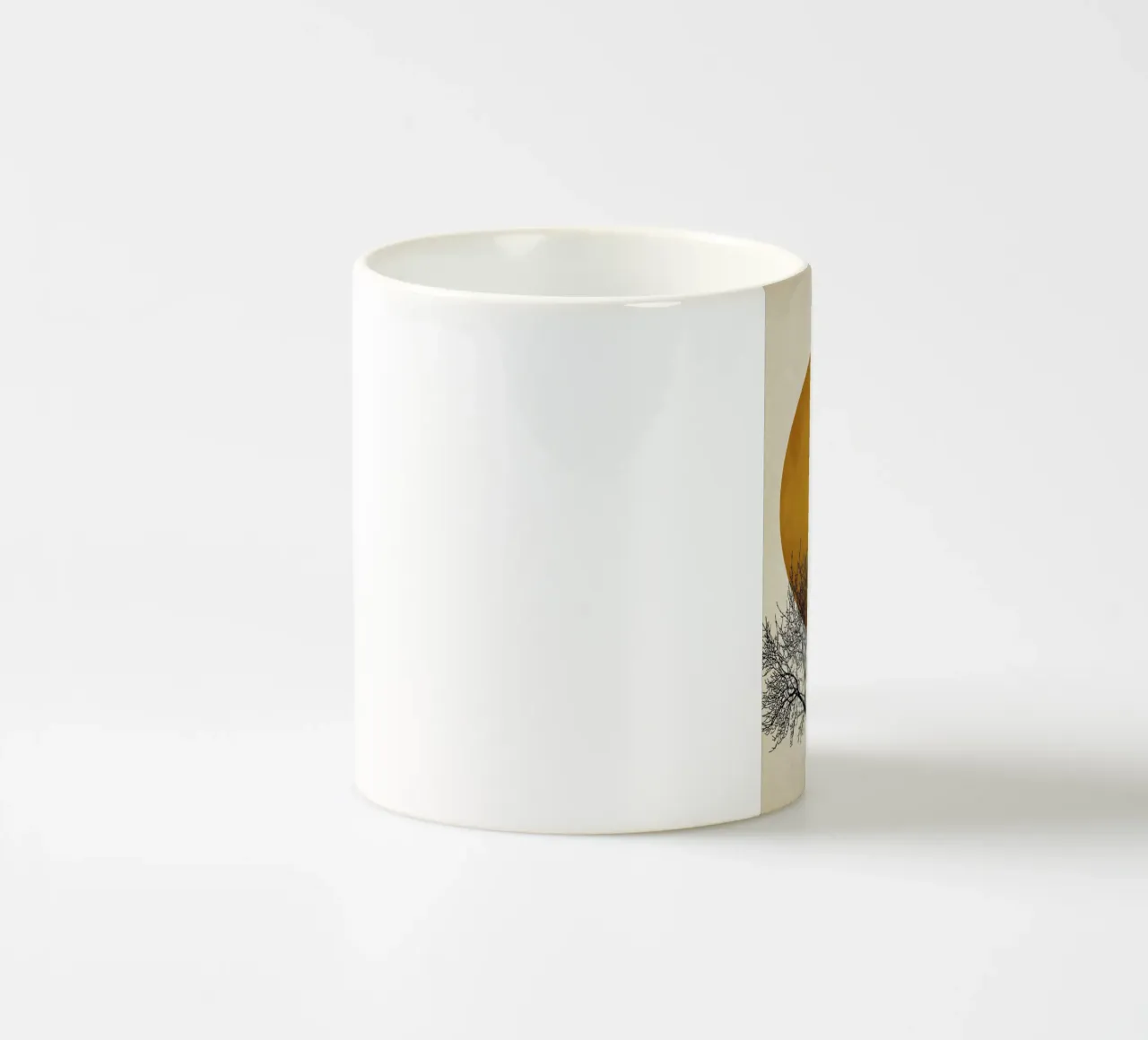 Wintermorgen ceramic mug by Kubistika