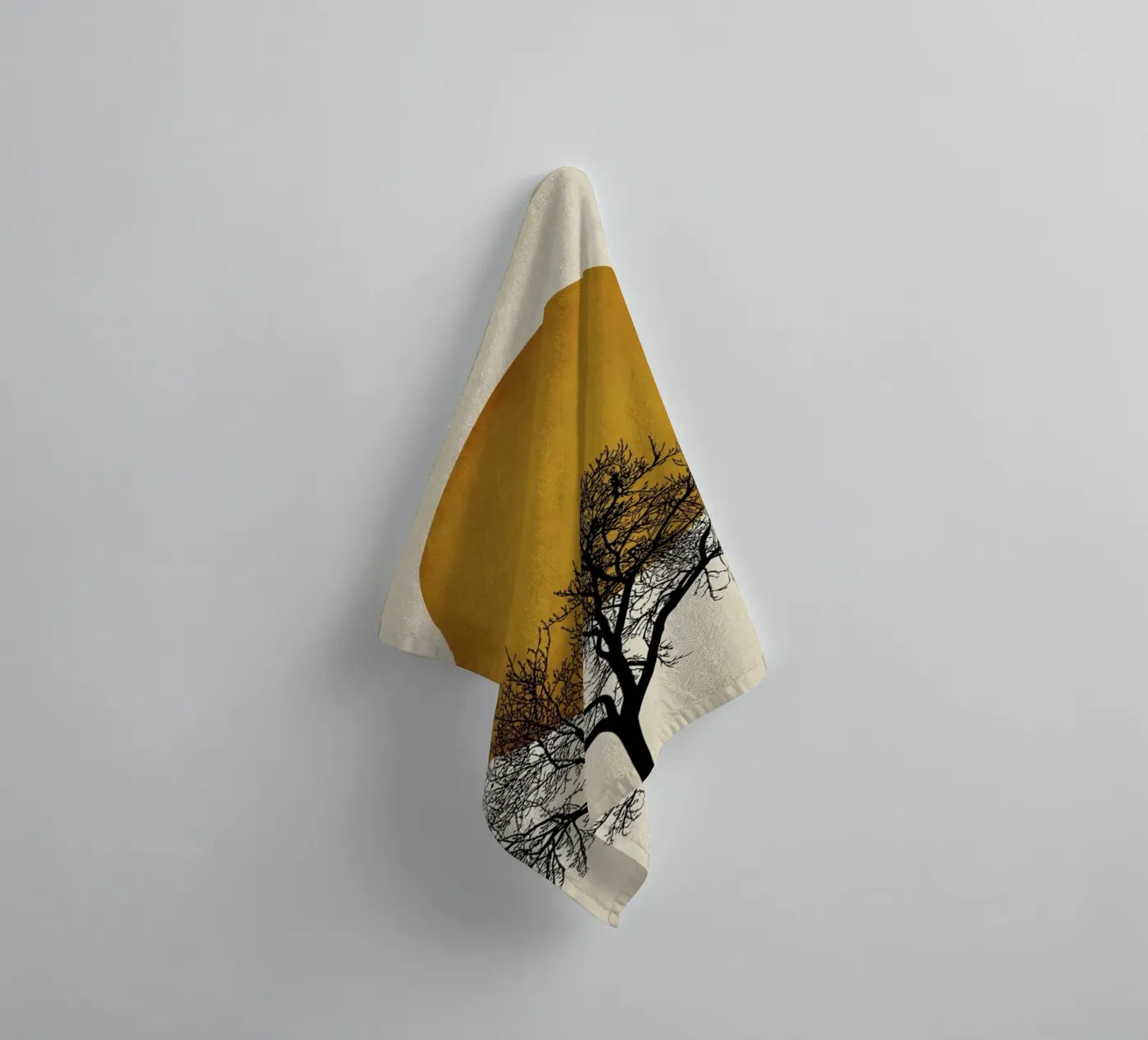 Wintermorgen badhanddoek van Kubistika