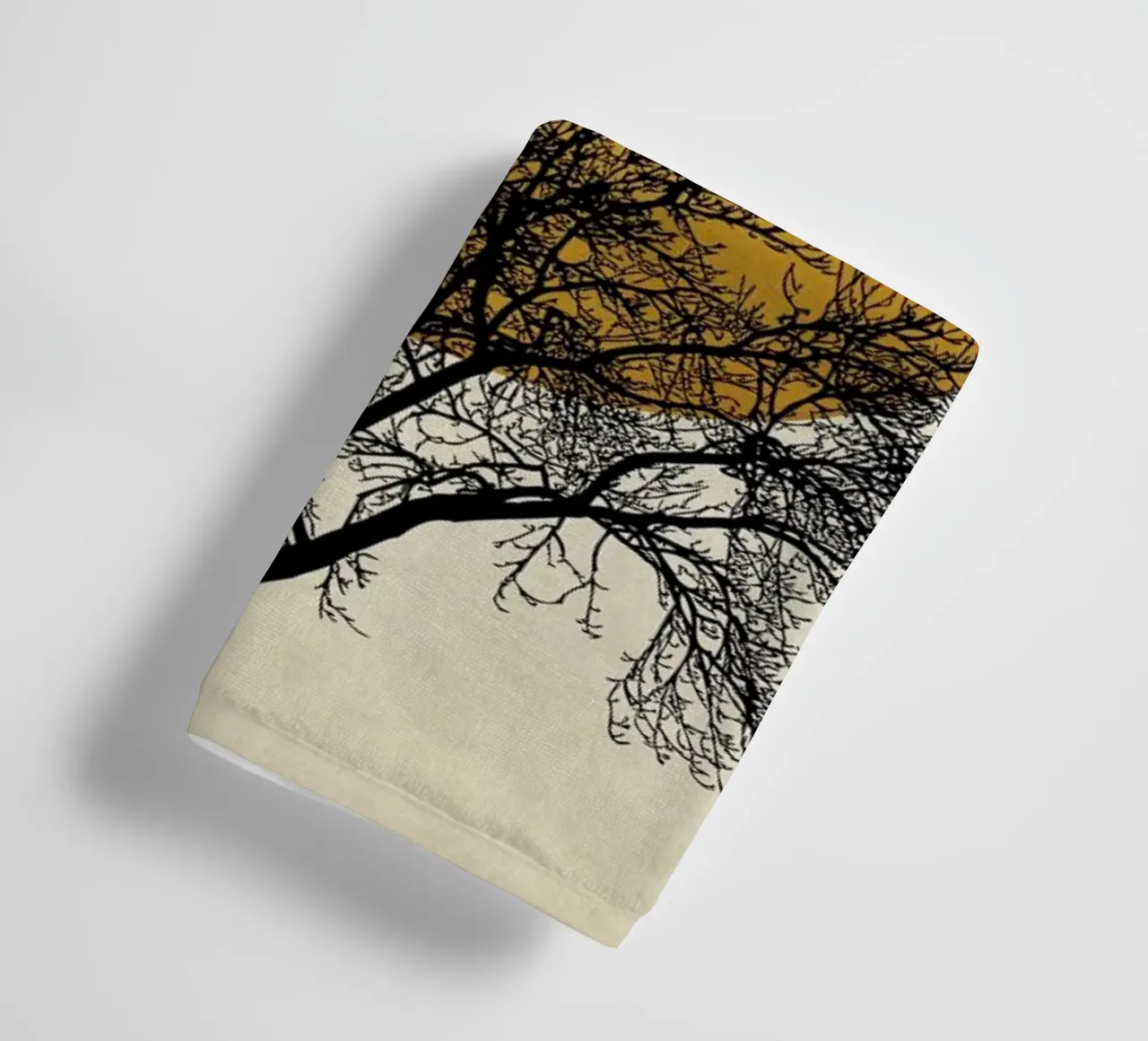 Wintermorgen towel by Kubistika