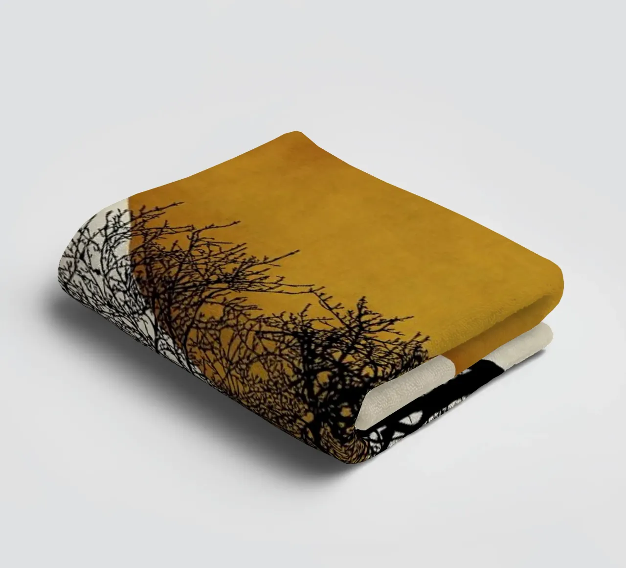 Wintermorgen towel by Kubistika