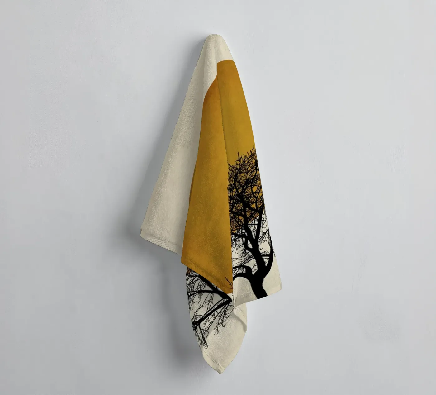 Wintermorgen badhanddoek van Kubistika
