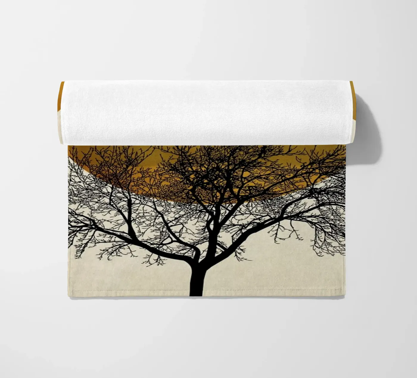 Wintermorgen strandhanddoek van Kubistika