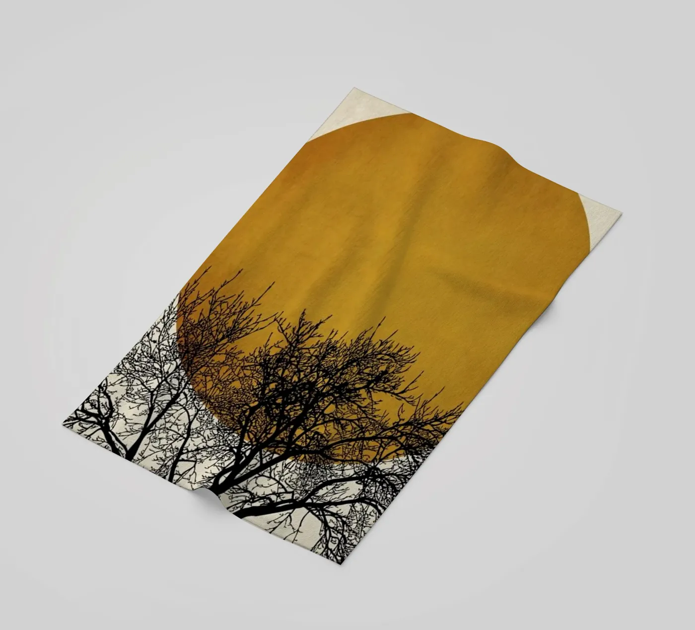 Wintermorgen strandhanddoek van Kubistika