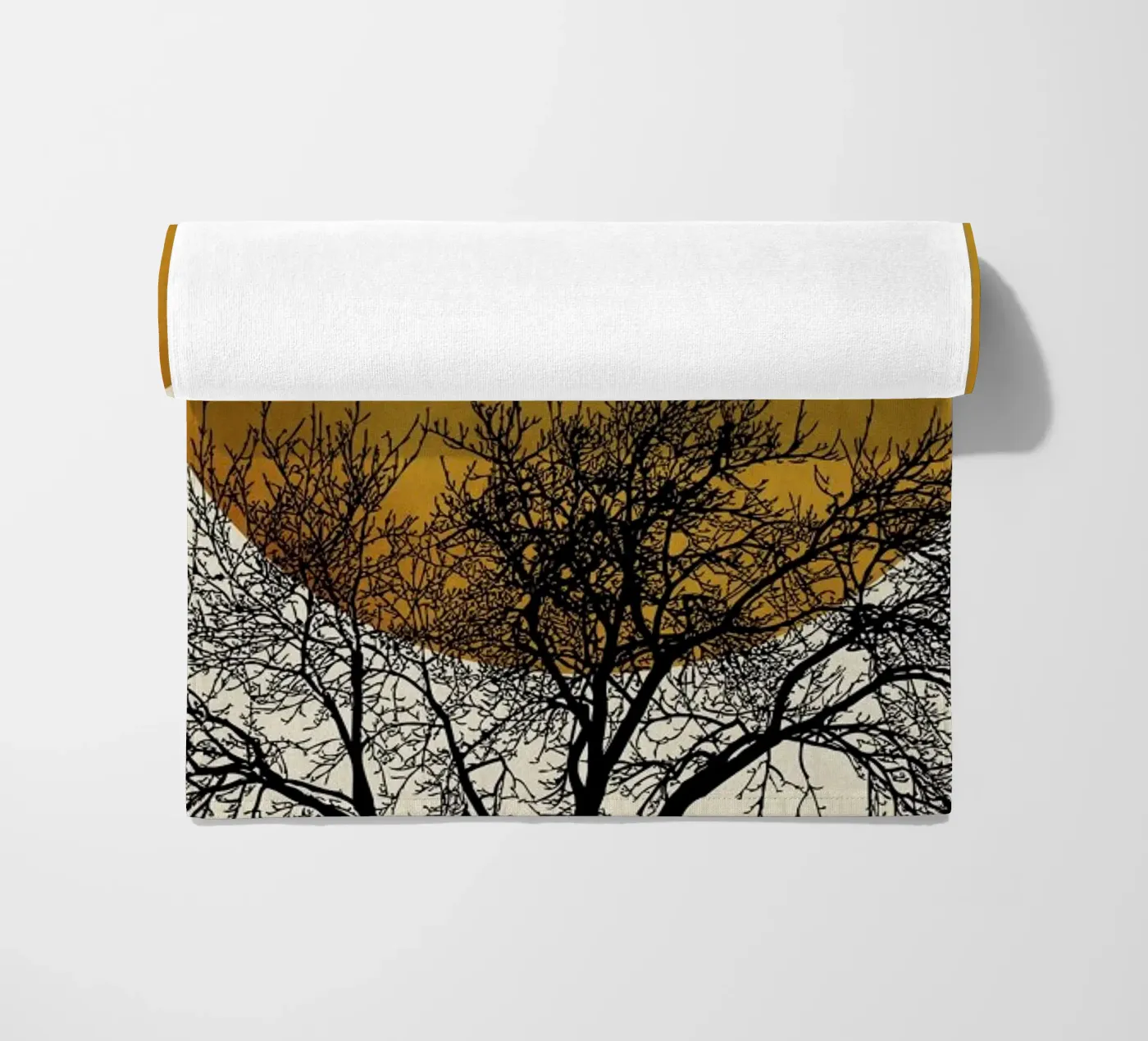 Wintermorgen strandhanddoek van Kubistika