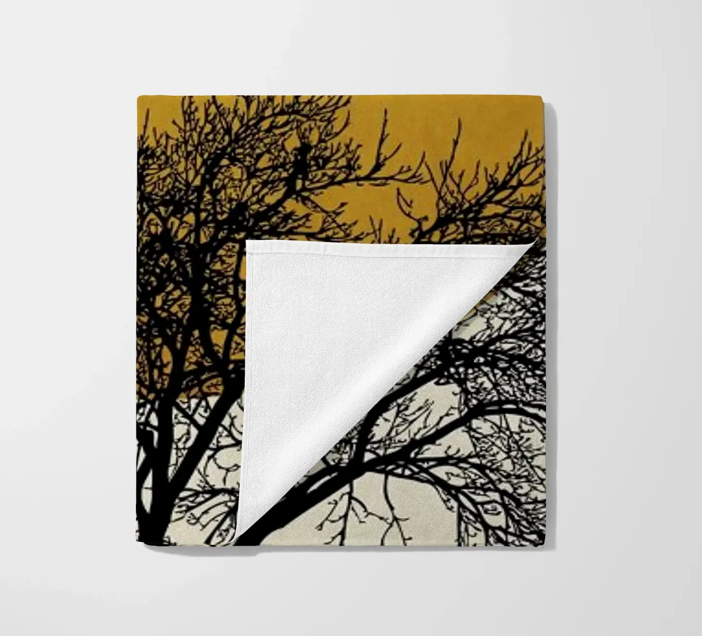 Wintermorgen strandhanddoek van Kubistika