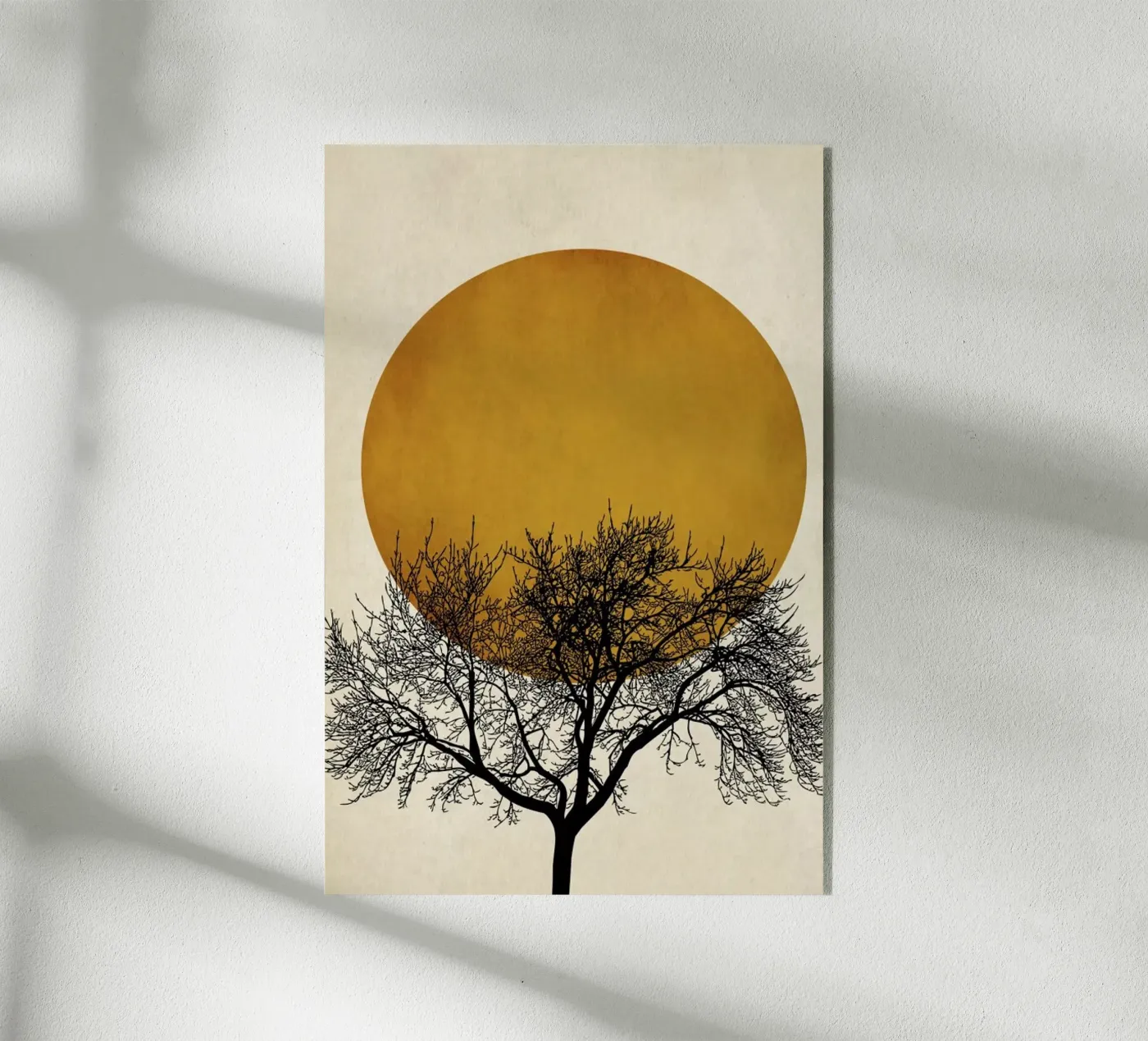 Wintermorgen acryl van Kubistika