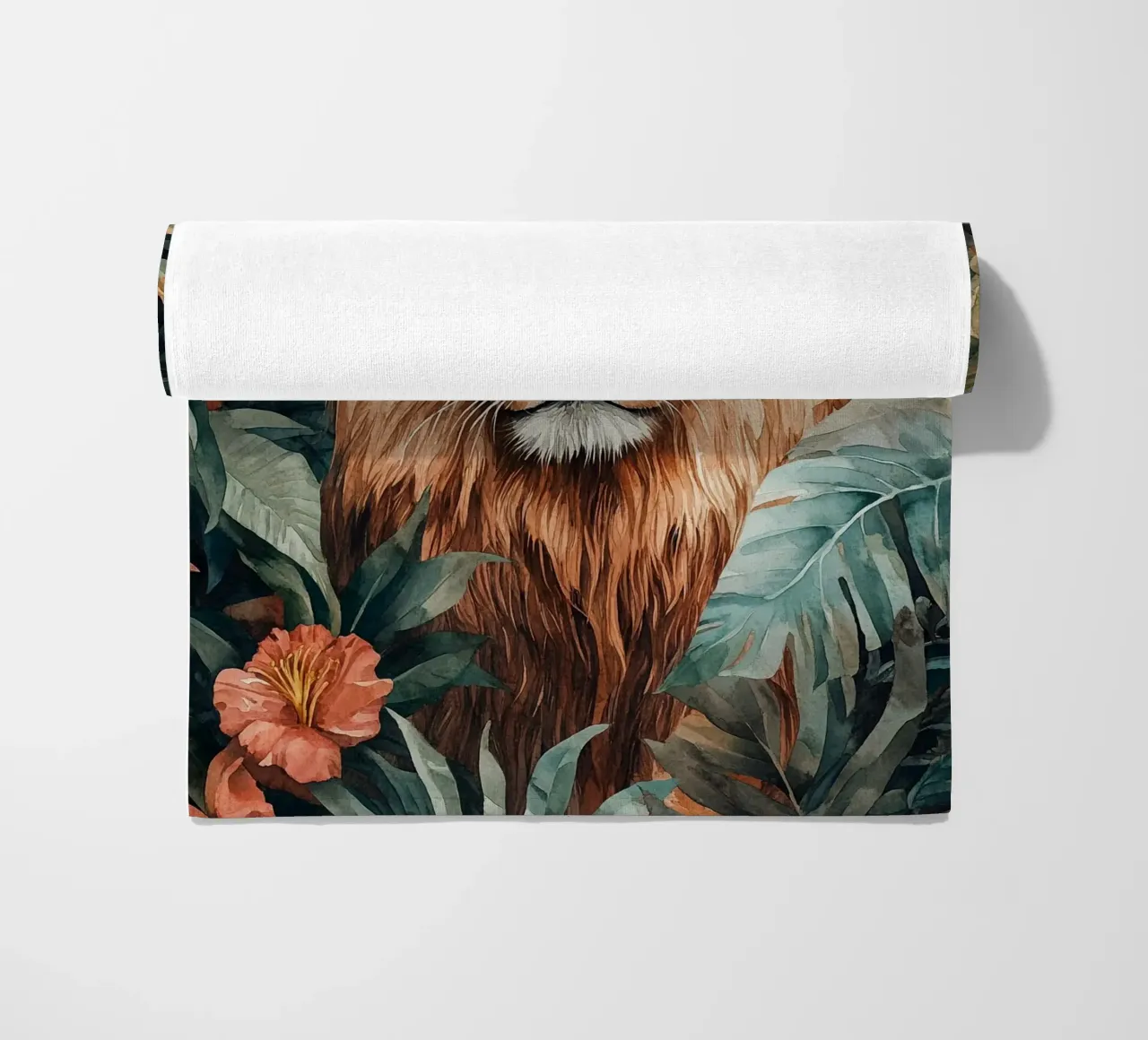 Lion Forest Leaves telo mare da Mateo