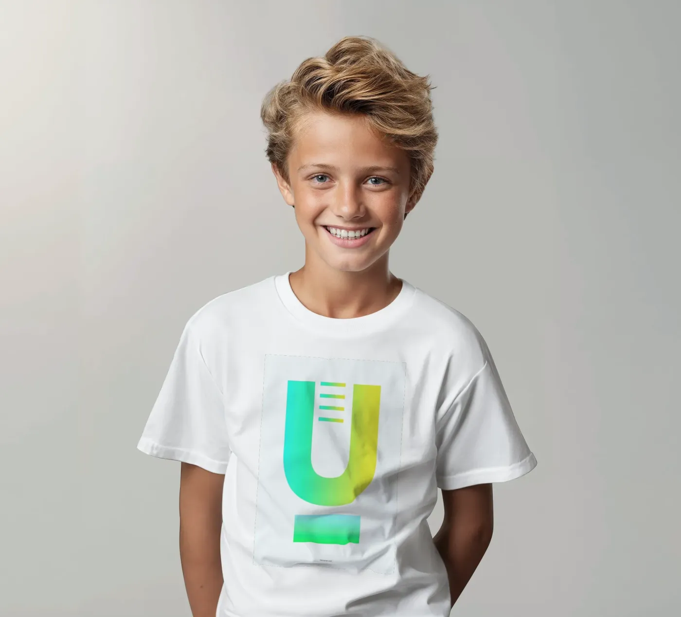 U t-shirt bambini da The Wall Shop