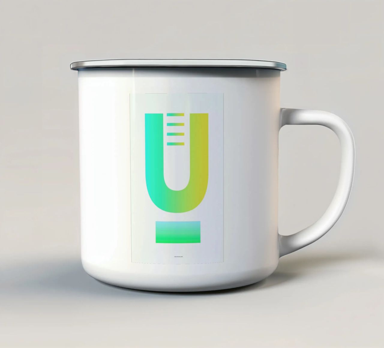U tazza in smalto da The Wall Shop
