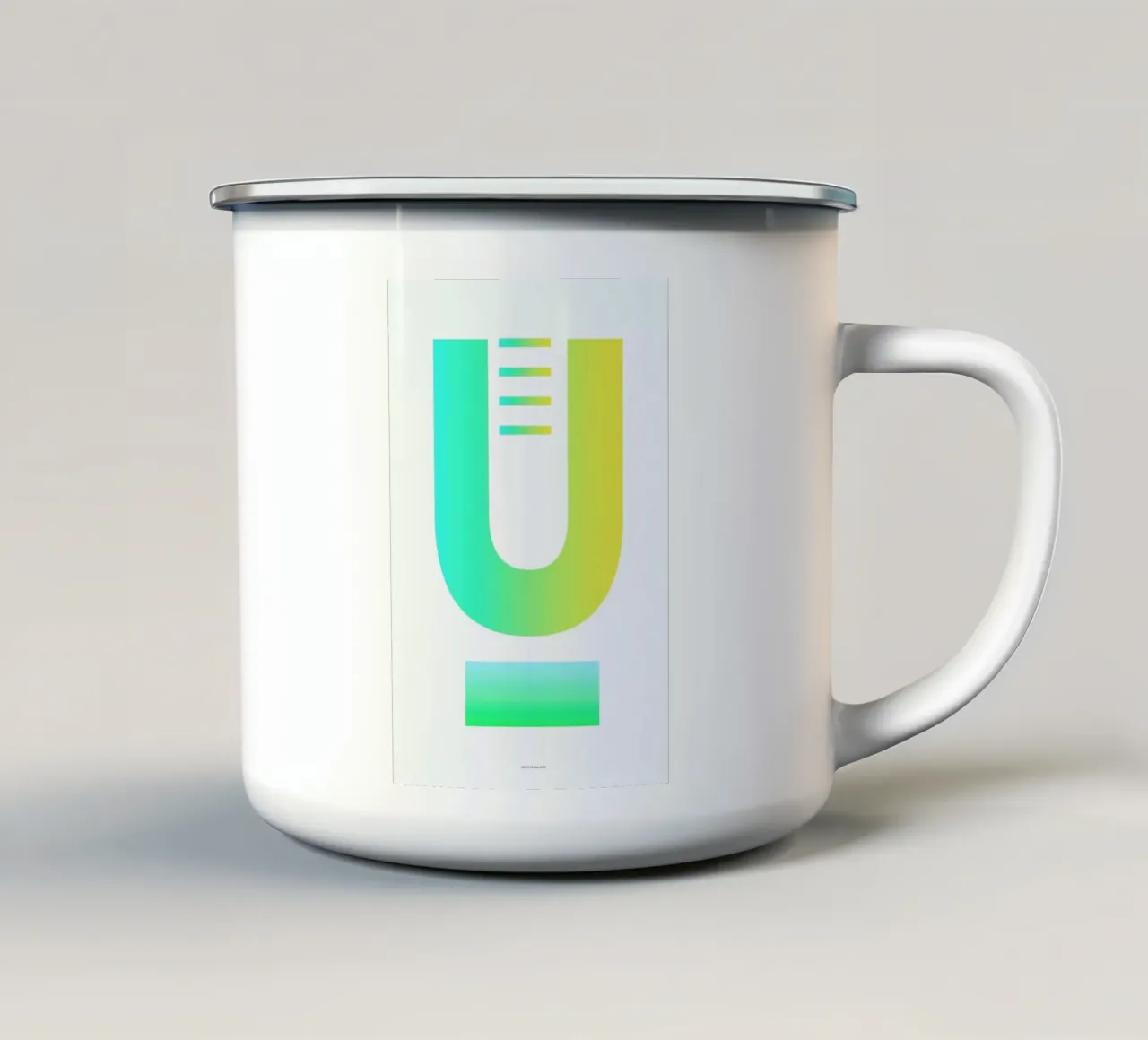U tazza in smalto da The Wall Shop