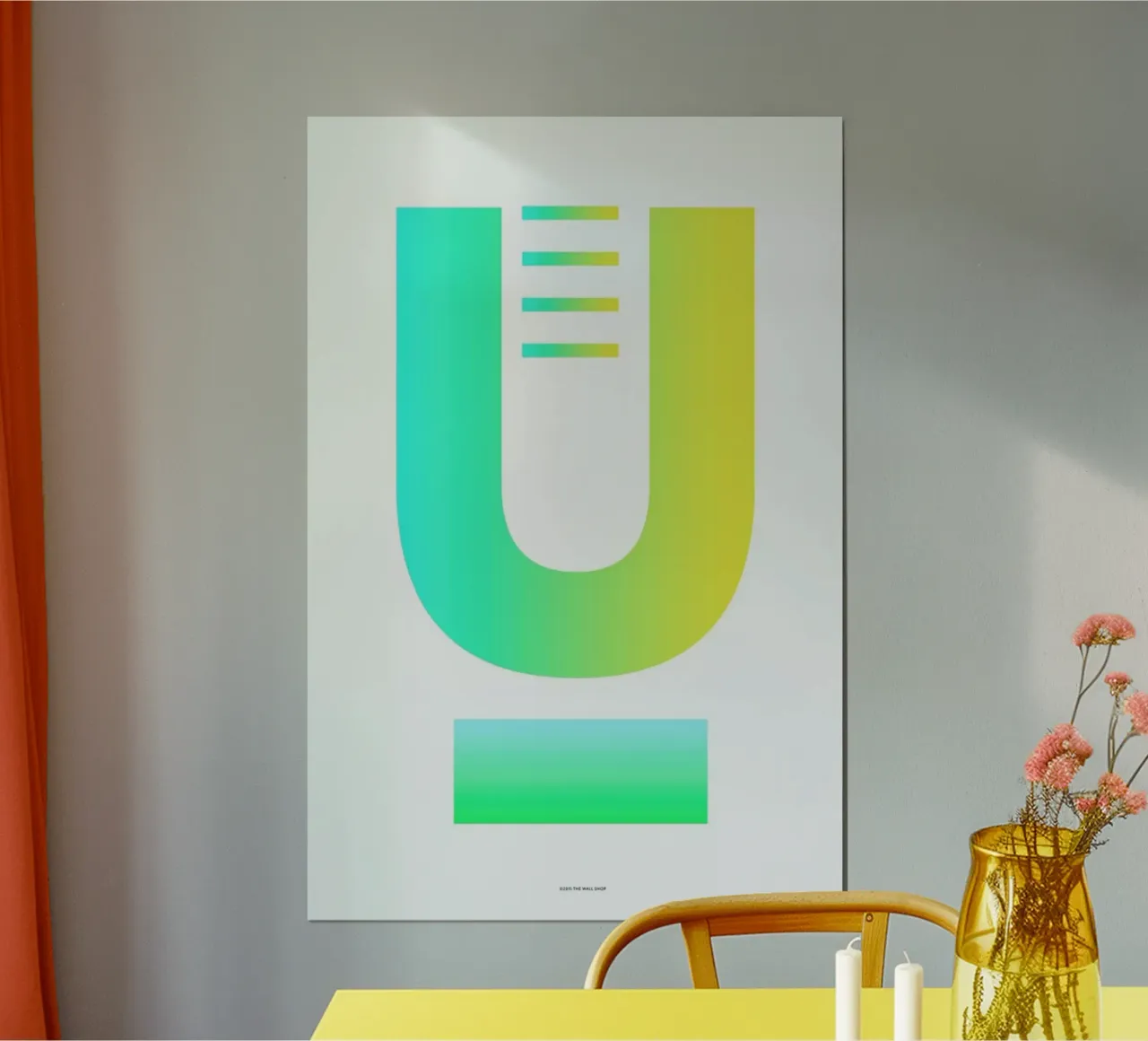U poster con telaio in plastica da The Wall Shop