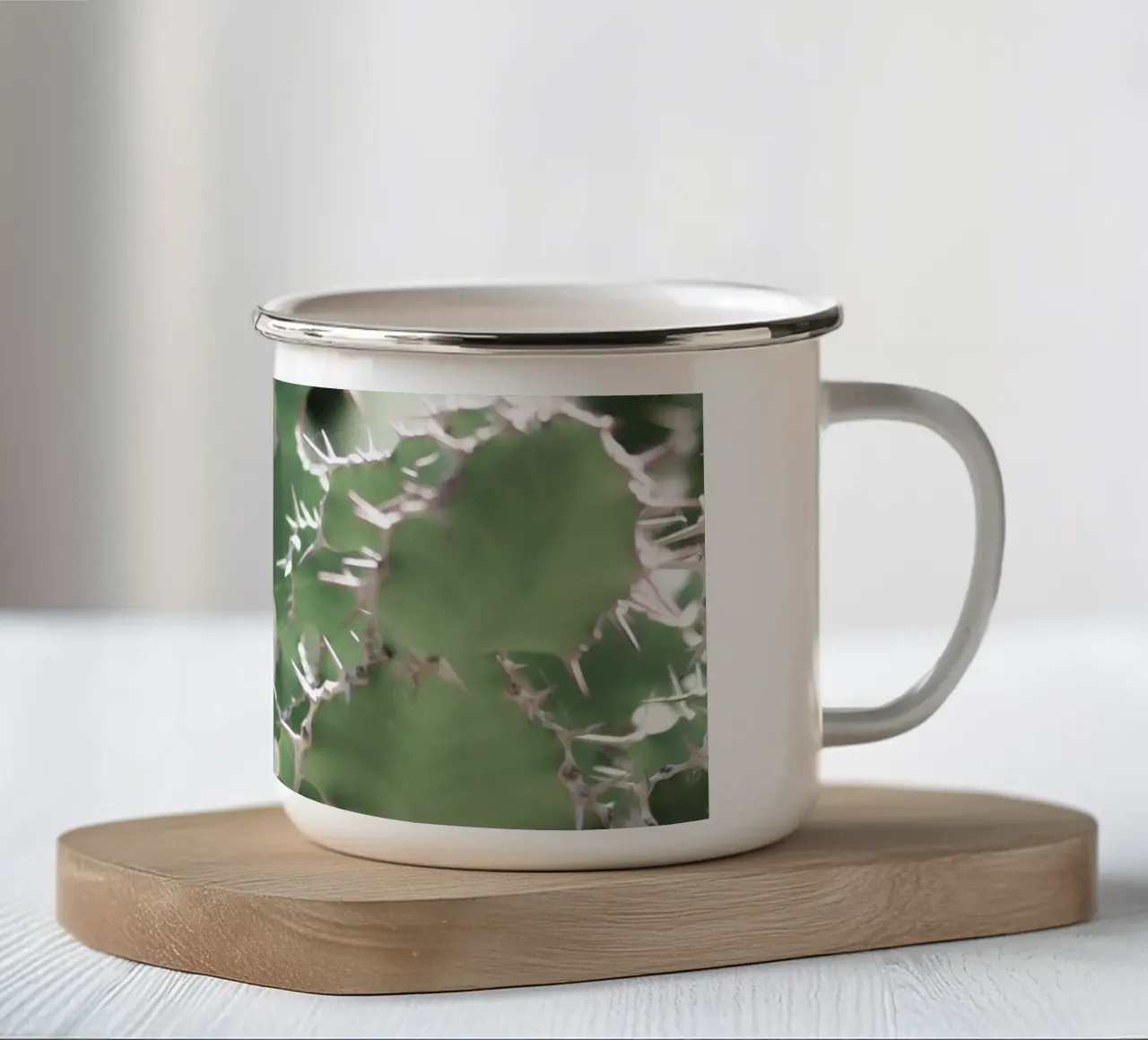 Cactus tazza in smalto da Léa Lefebvre Photography