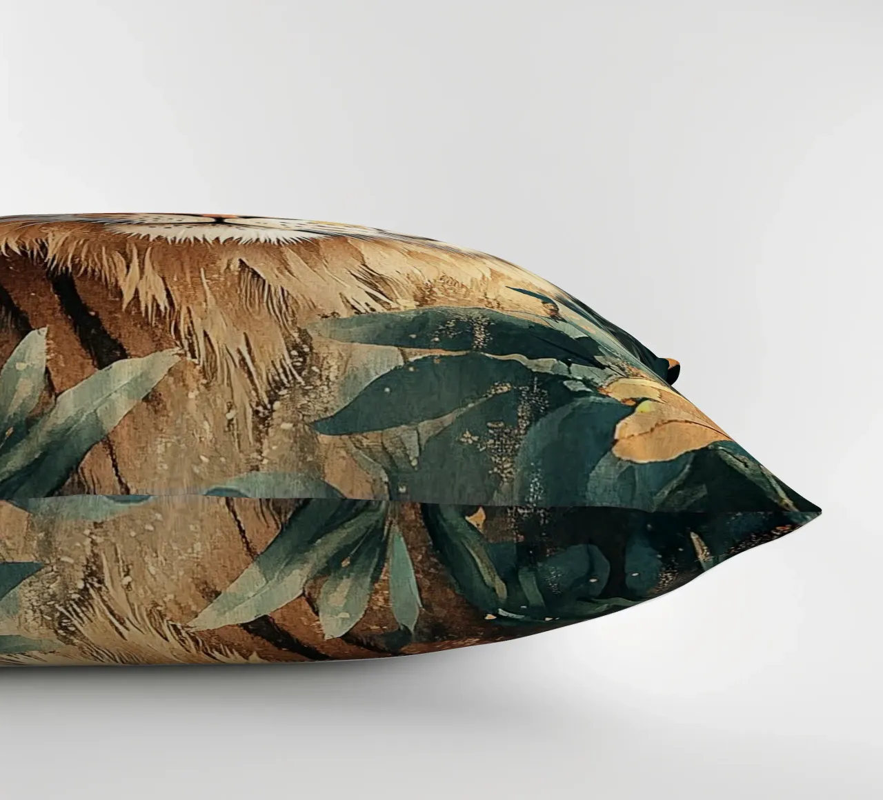Tiger Forest Leaves cuscino da Mateo