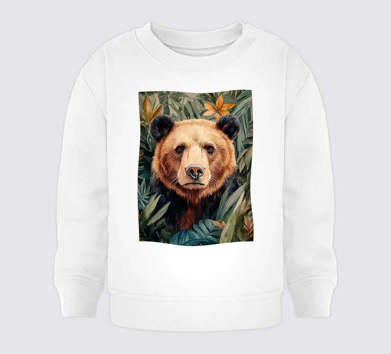 Bear Forest Leaves felpa neonato da Mateo
