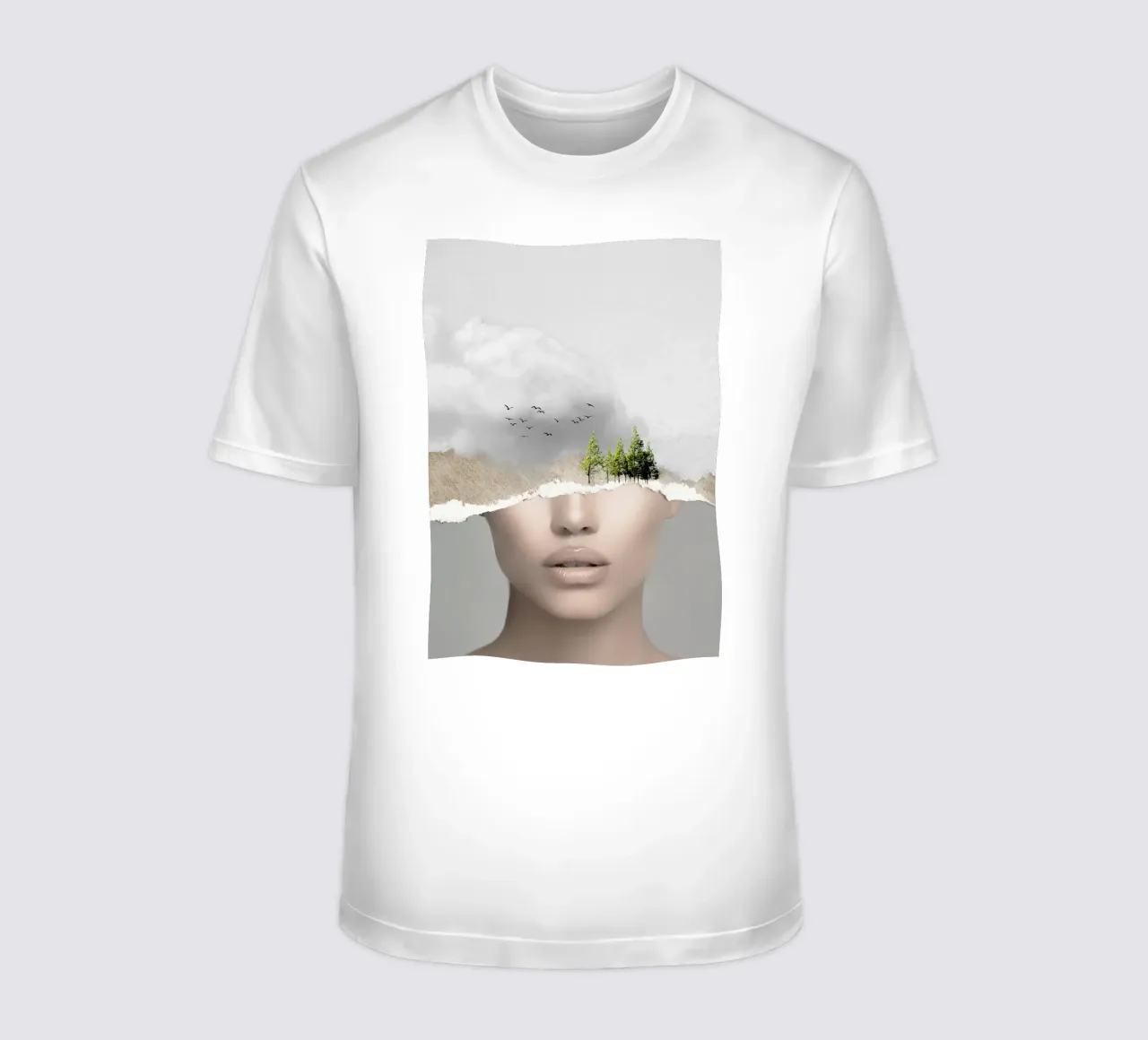 COLLAGE MINIMO SILENZIO3 t-shirt da dada22