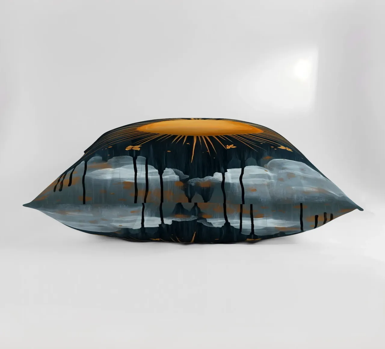 Sole e nuvole celesti cuscino da IamHomeStudio