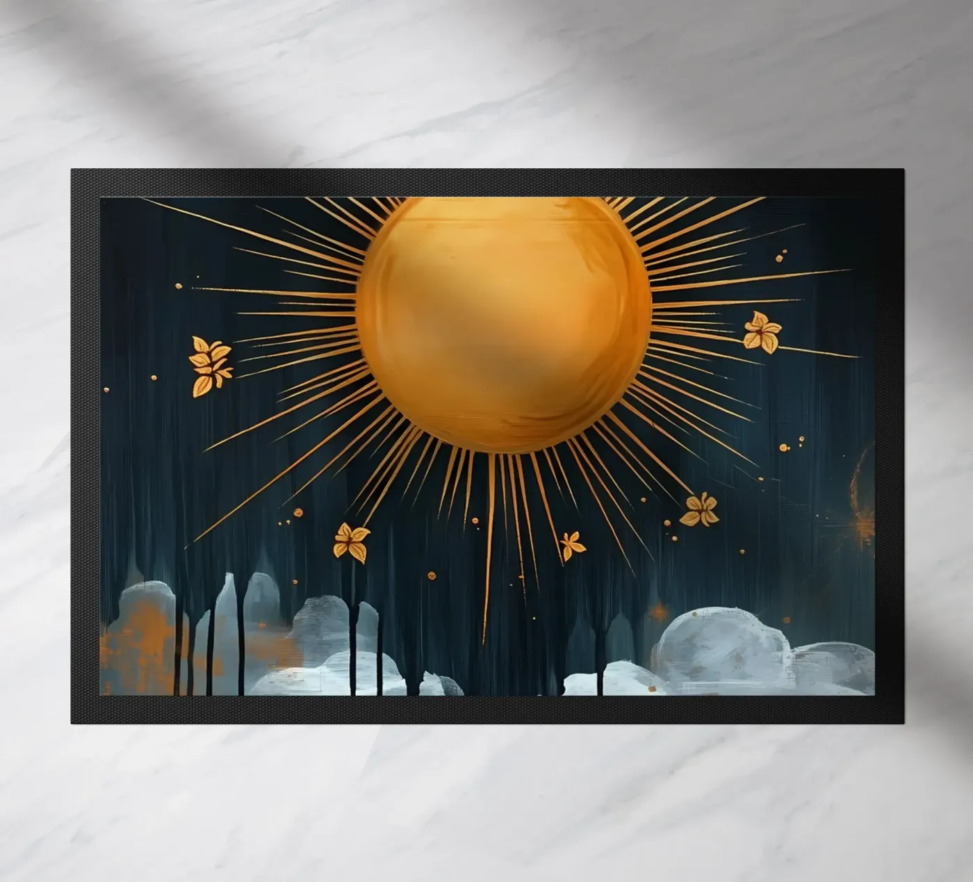 Celestial Sun and Clouds zerbino da IamHomeStudio