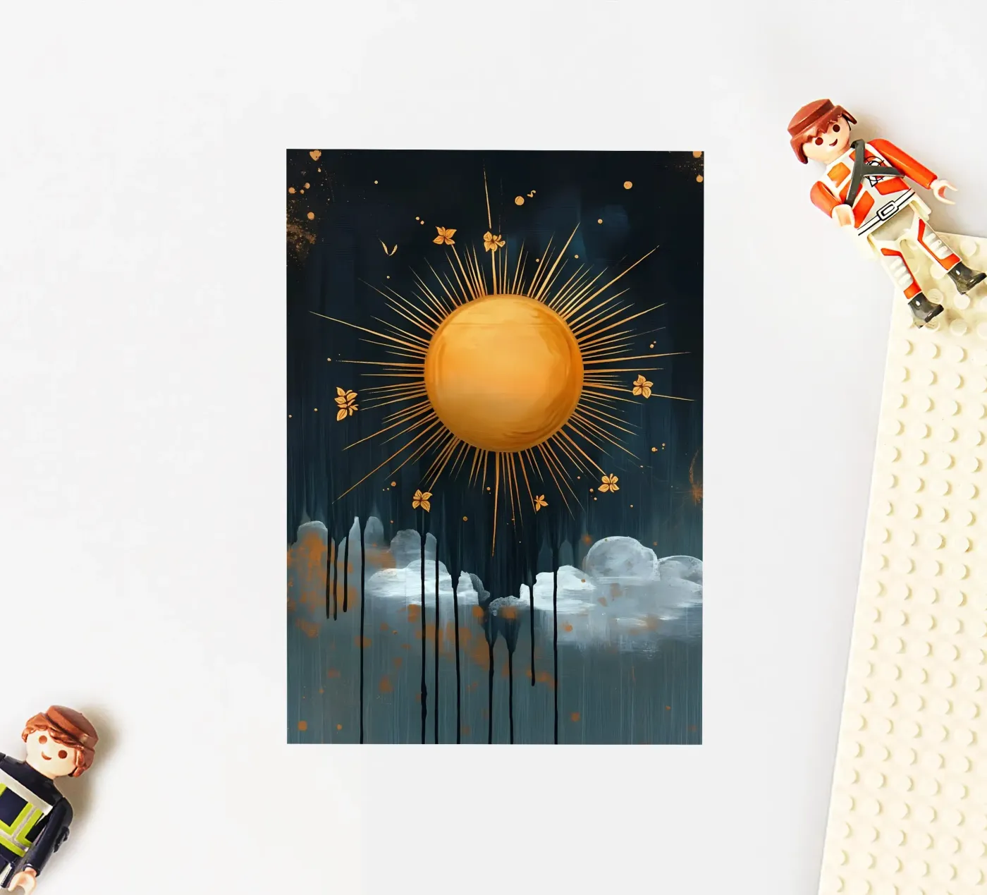 Celestial Sun and Clouds sticker by IamHomeStudio
