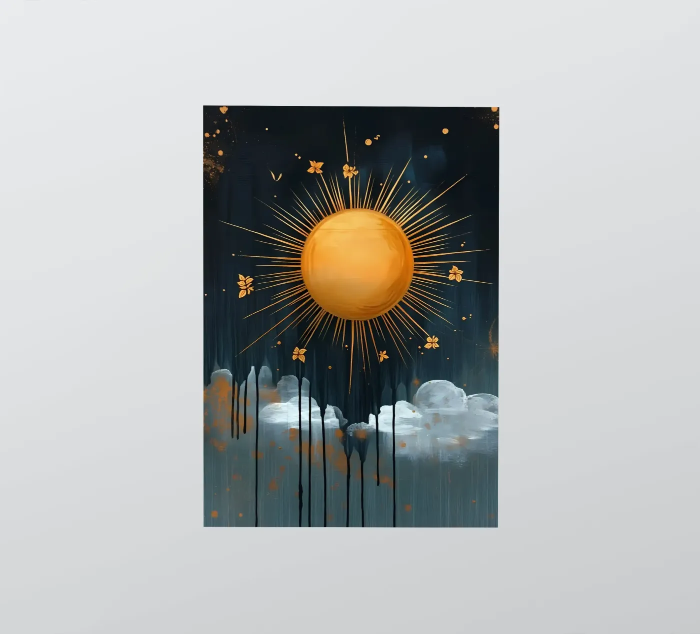 Celestial Sun and Clouds sticker by IamHomeStudio