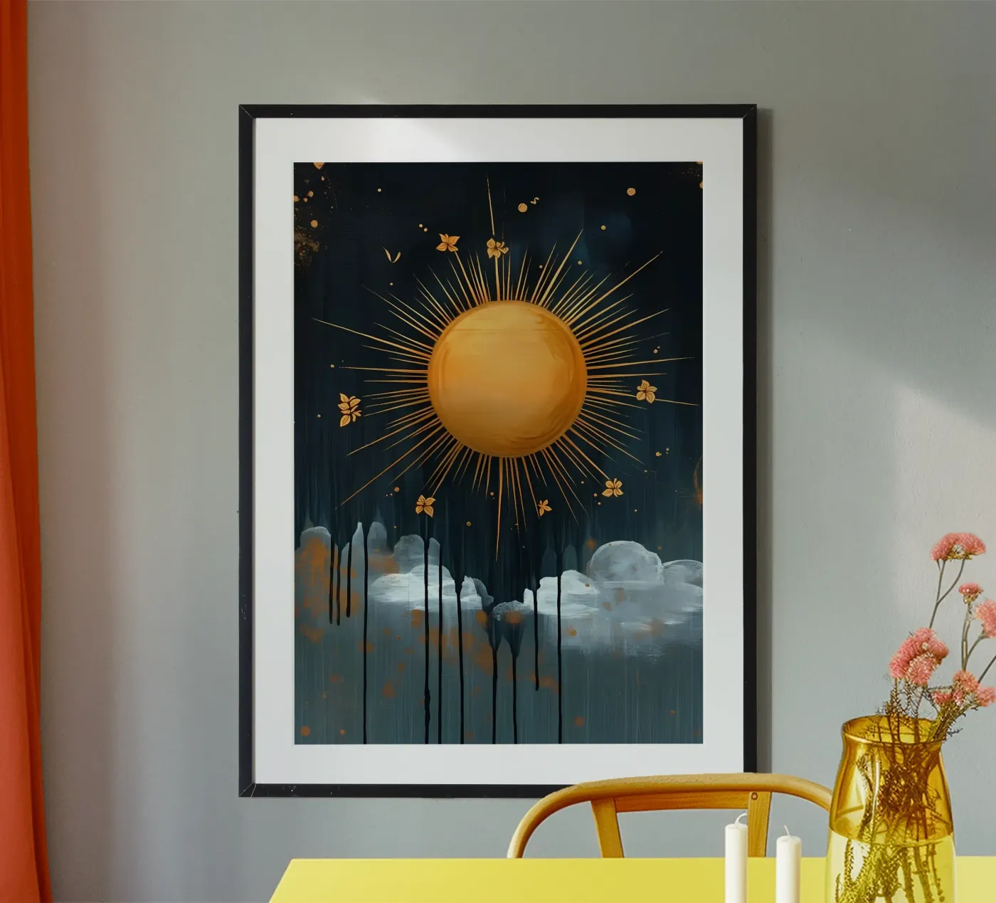 Celestial Sun and Clouds poster de IamHomeStudio