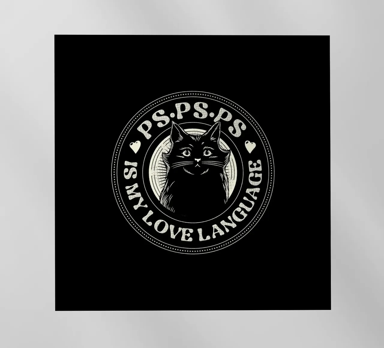PSPSPS è il mio linguaggio d'amore gatto pellicola backlit da Tobe Fonseca