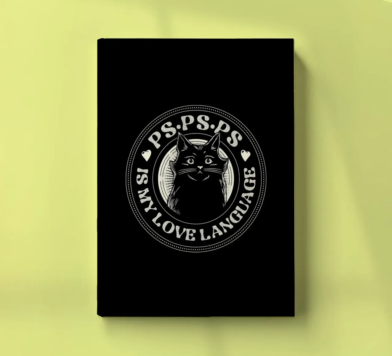 PSPSPS Is My Love Language Cat notebook by Tobe Fonseca