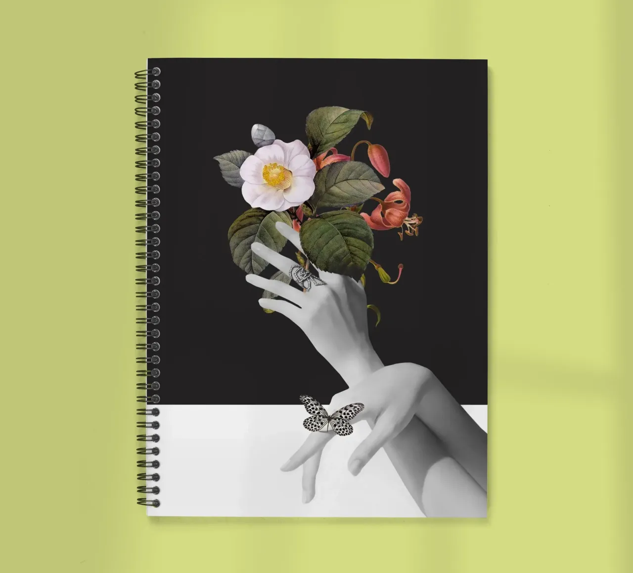 Mani con fiori diario ad anelli da dada22