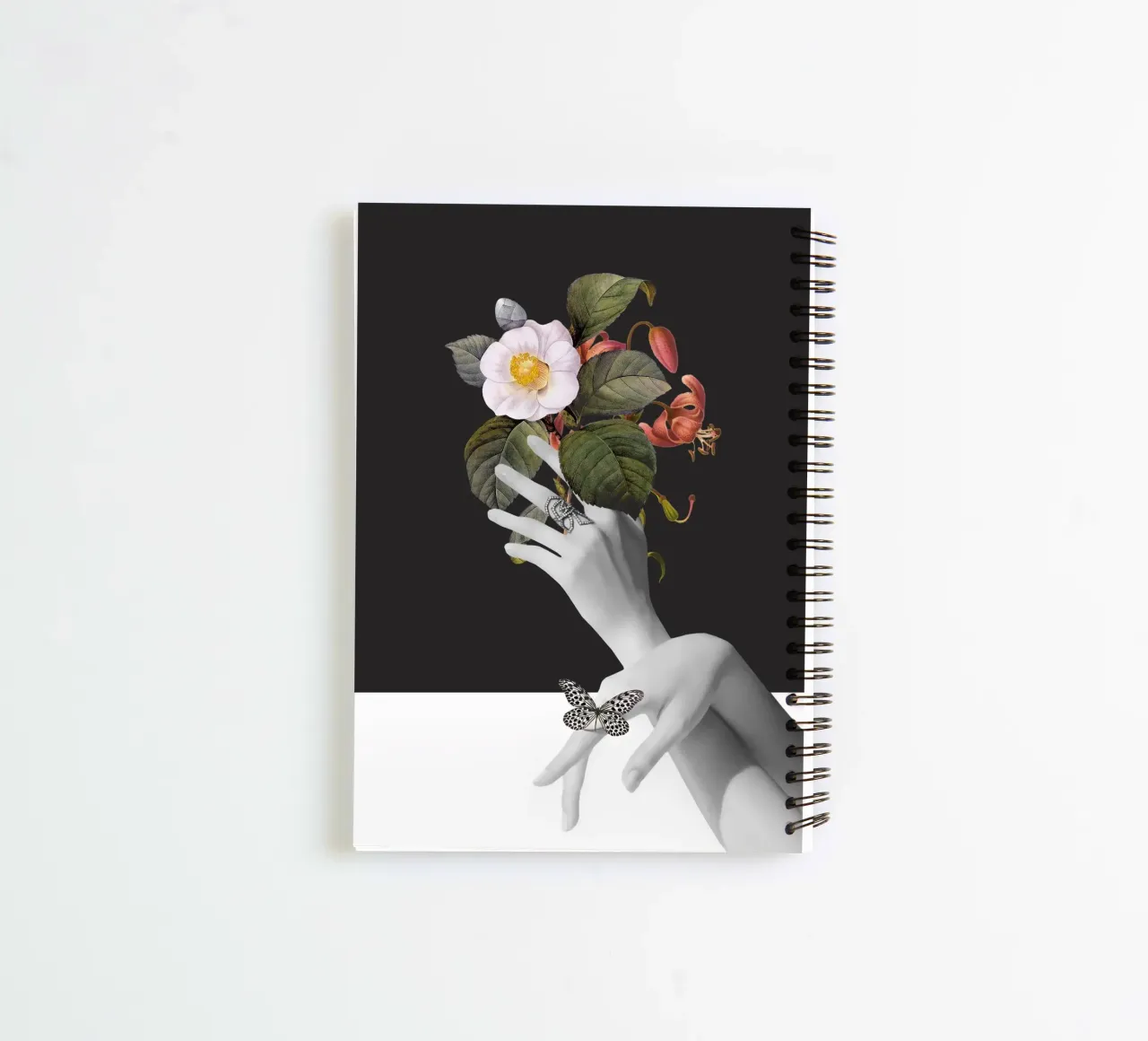 Mani con fiori diario ad anelli da dada22