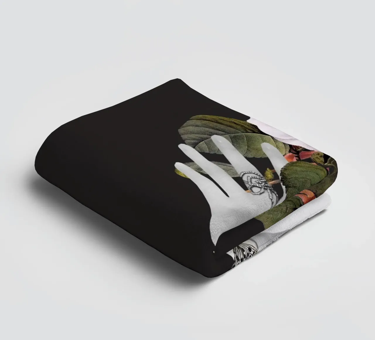 Mani con fiori asciugamano da bagno da dada22