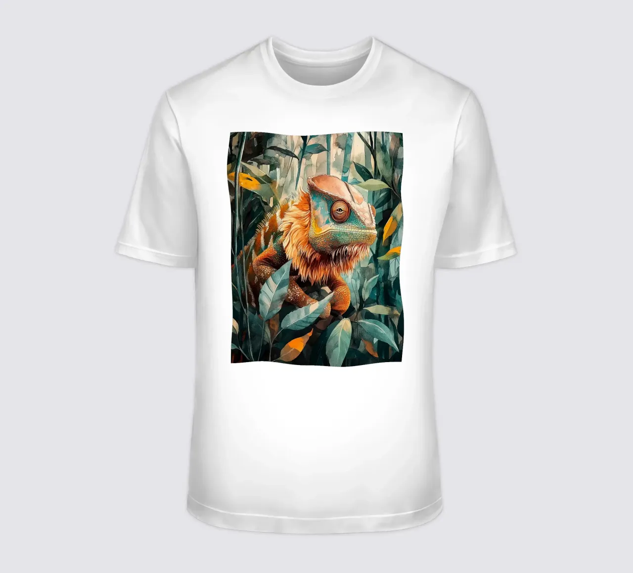 Chameleon Forest Leaves t-shirt da Mateo