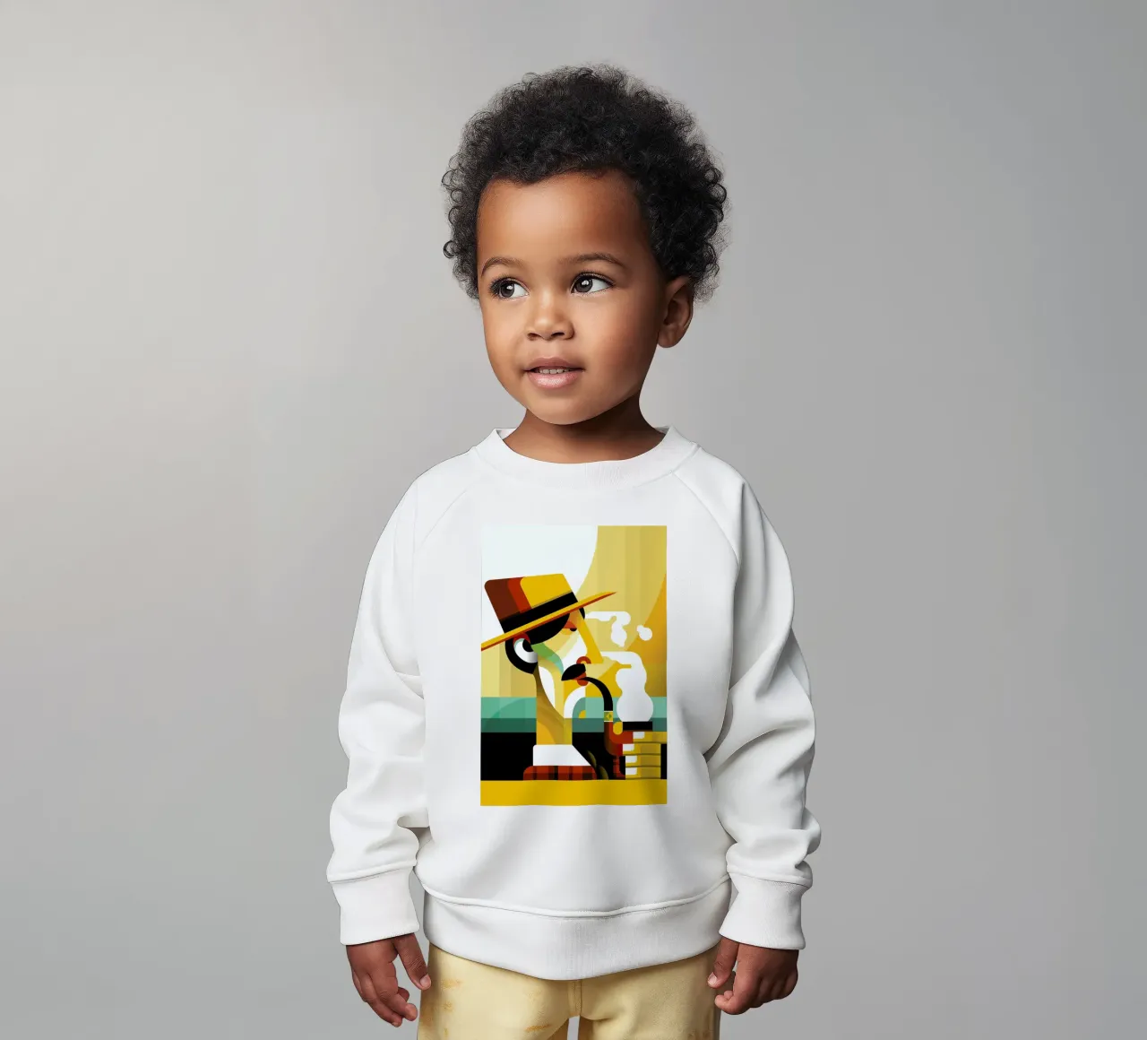 A man with a pipe felpa neonato da Oscar Odd Diodoro