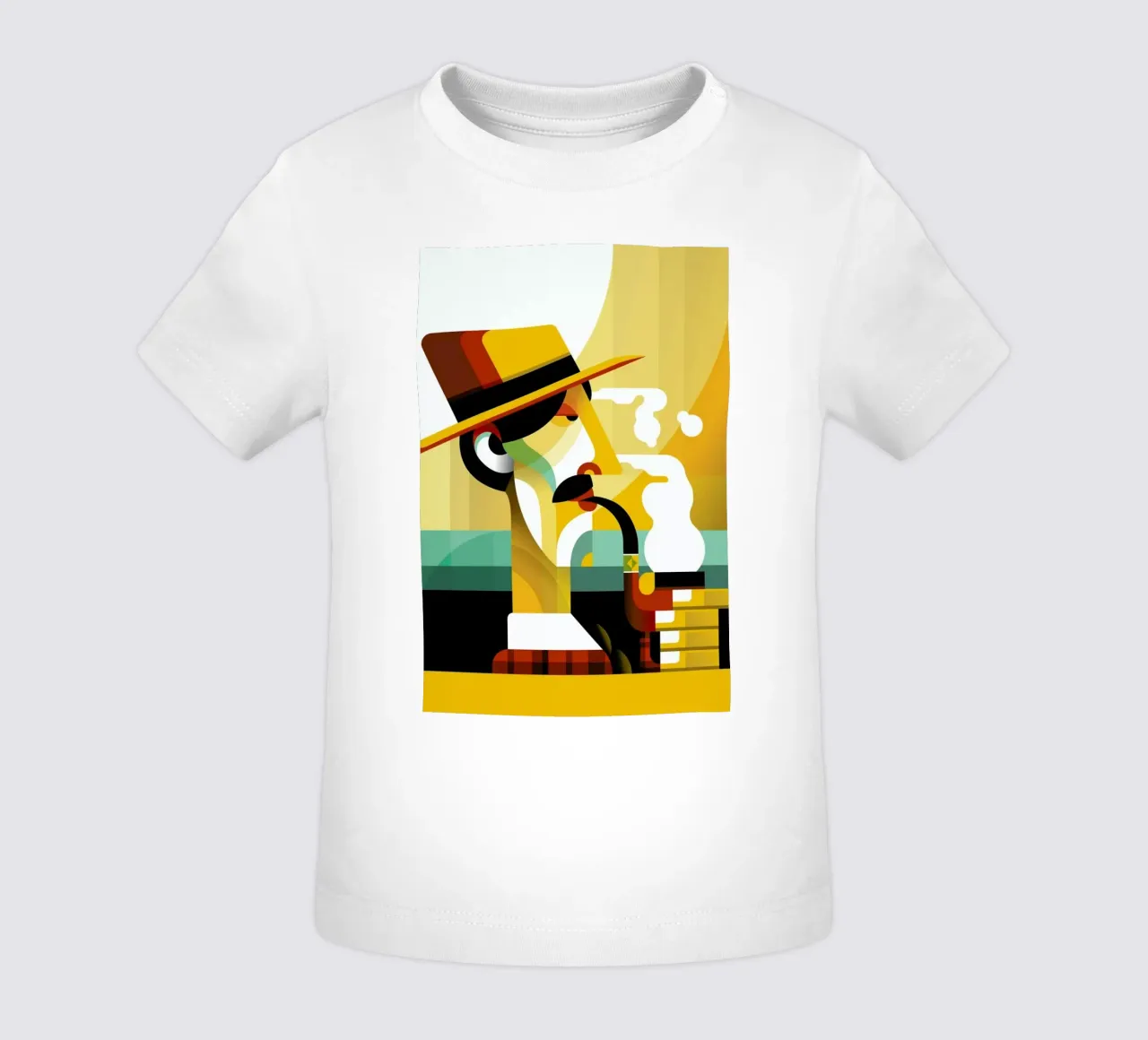 A man with a pipe camiseta de bebé de Oscar Odd Diodoro