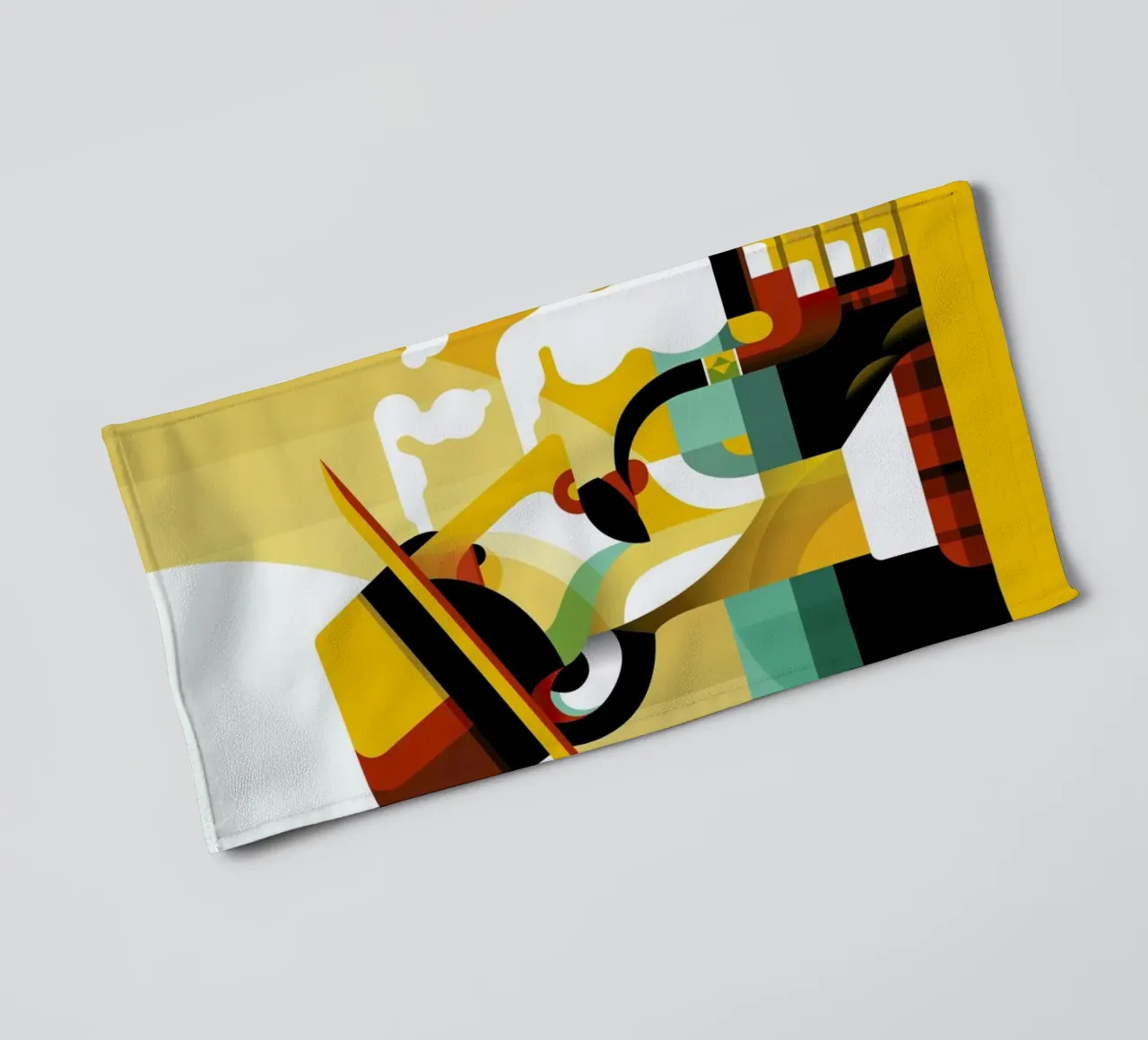 A man with a pipe asciugamano da bagno da Oscar Odd Diodoro