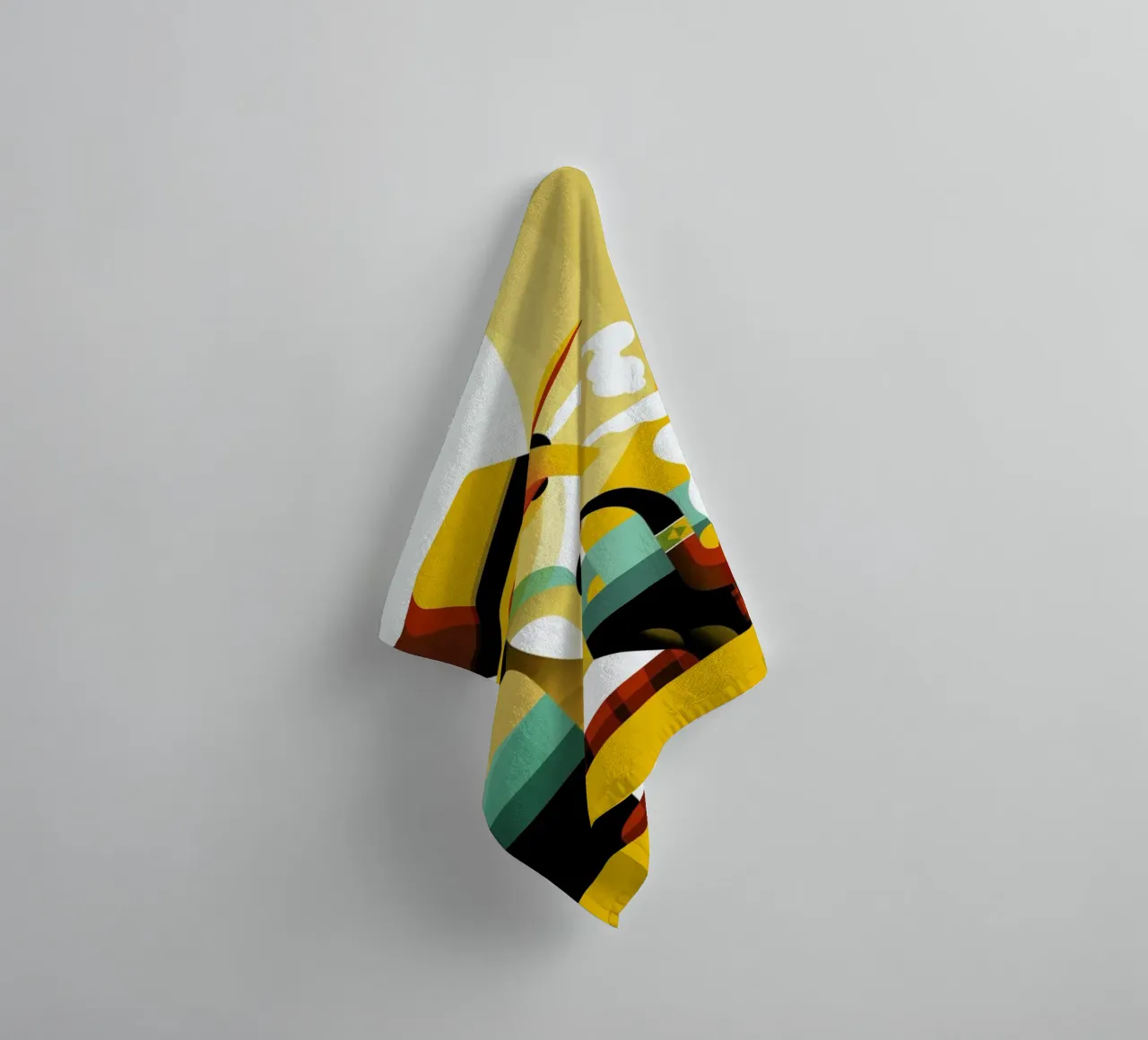 A man with a pipe asciugamano da bagno da Oscar Odd Diodoro