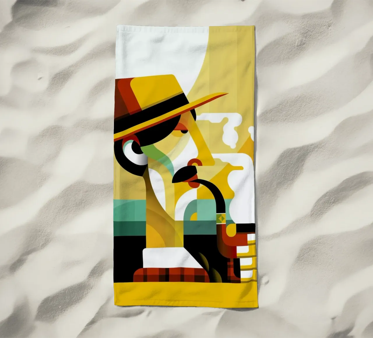 A man with a pipe telo mare da Oscar Odd Diodoro